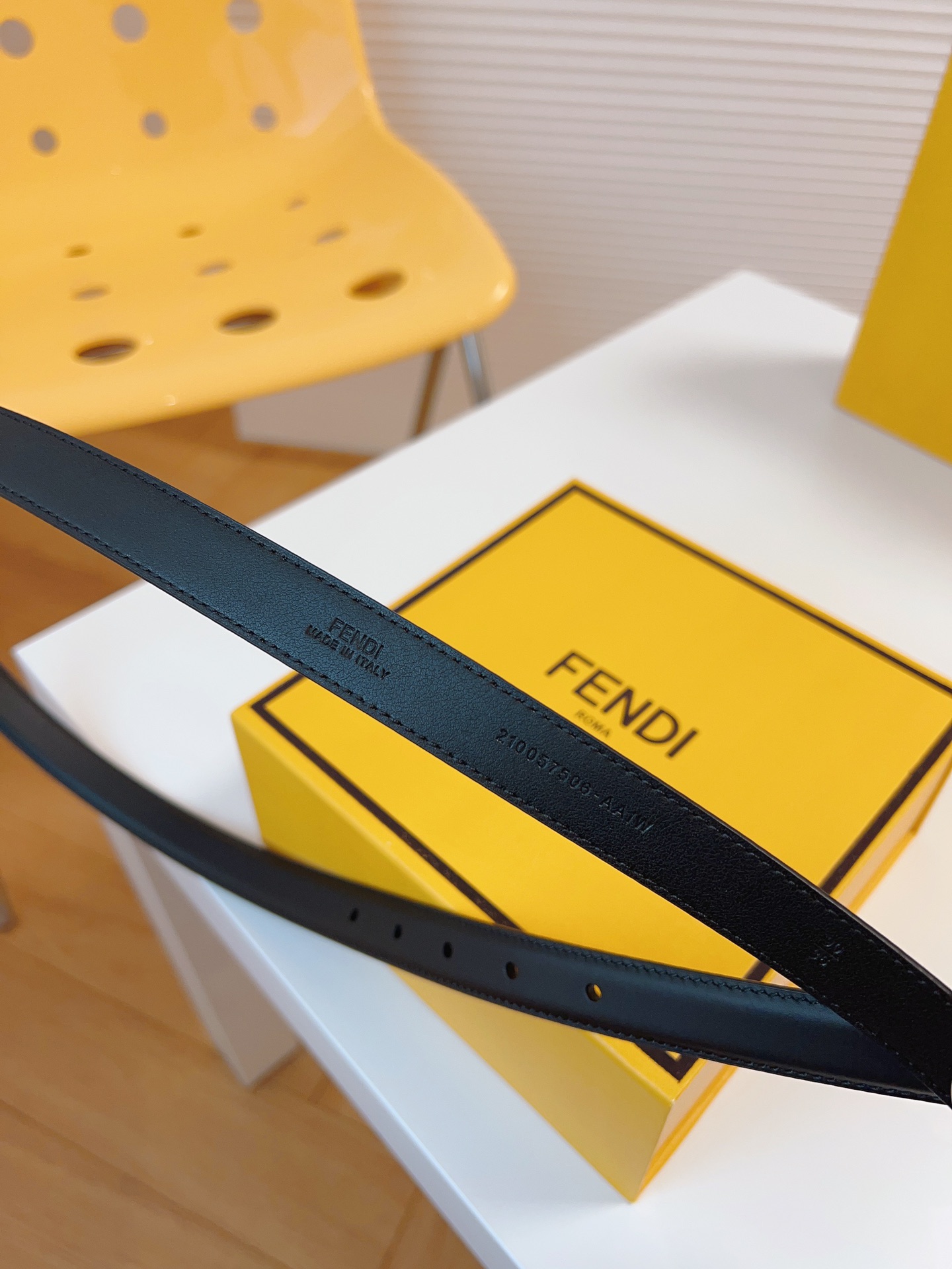 Fendi Female Leather Belt Cow Leather M