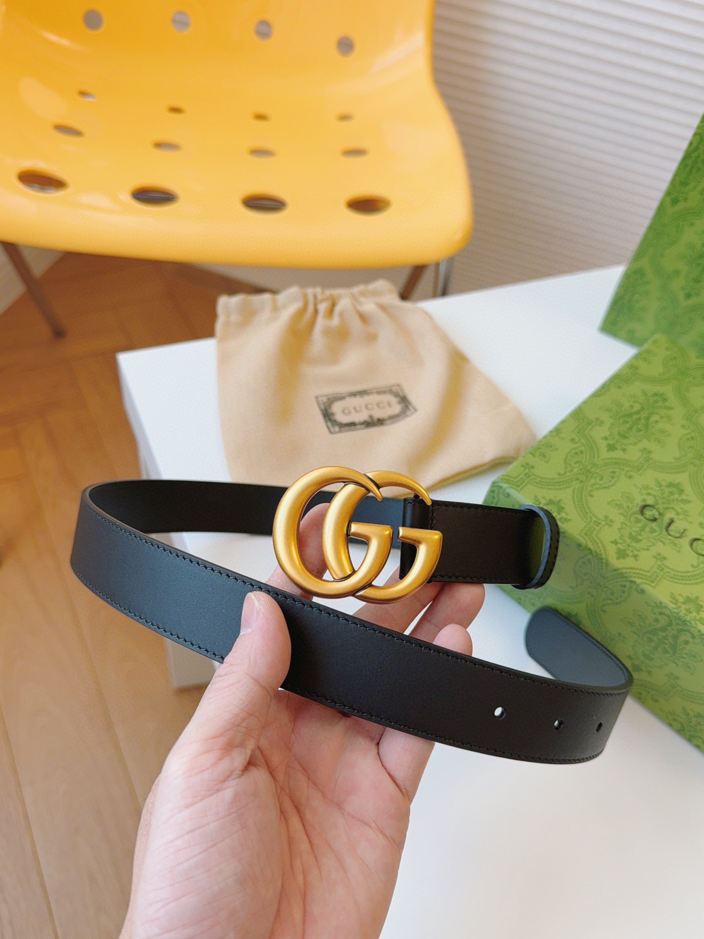 Gucci Female Basic Belt Cow Leather 20mm-30mm