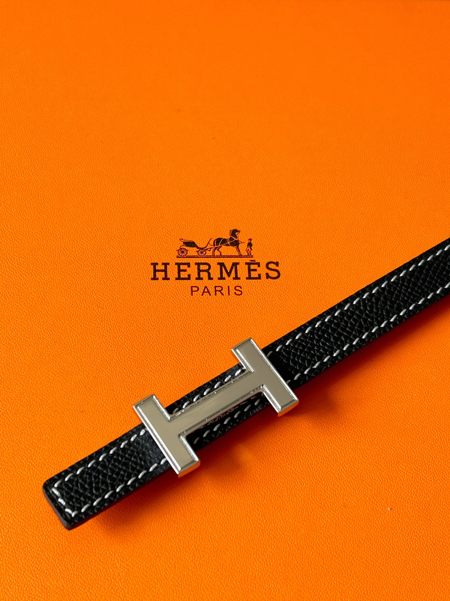 Hermès Female Leather Belt Cow Leather S-m