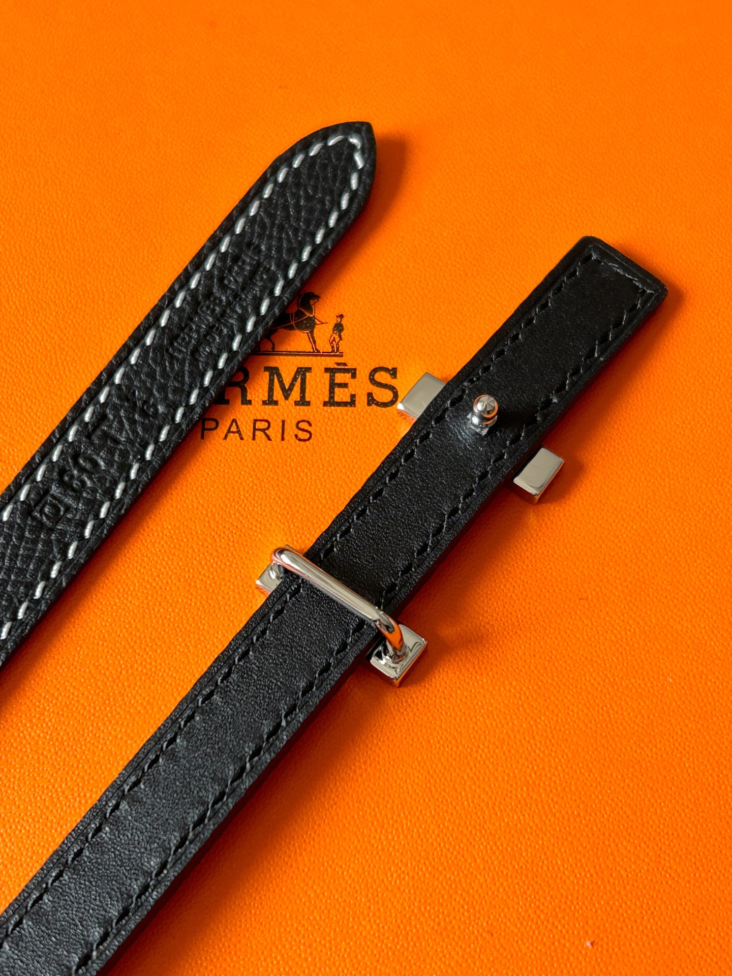 Hermès Female Leather Belt Cow Leather S-m