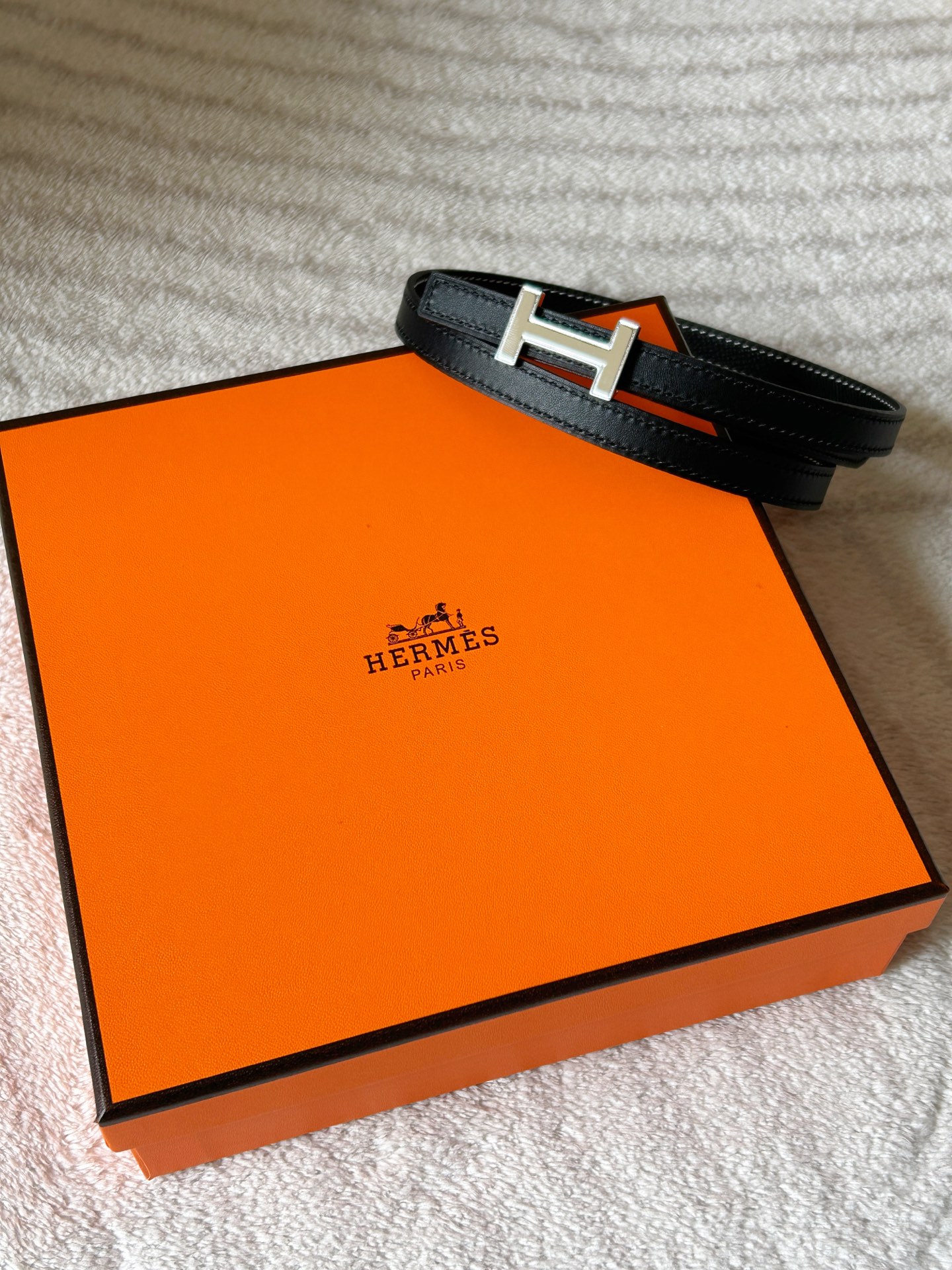 Hermès Female Leather Belt Cow Leather S-m