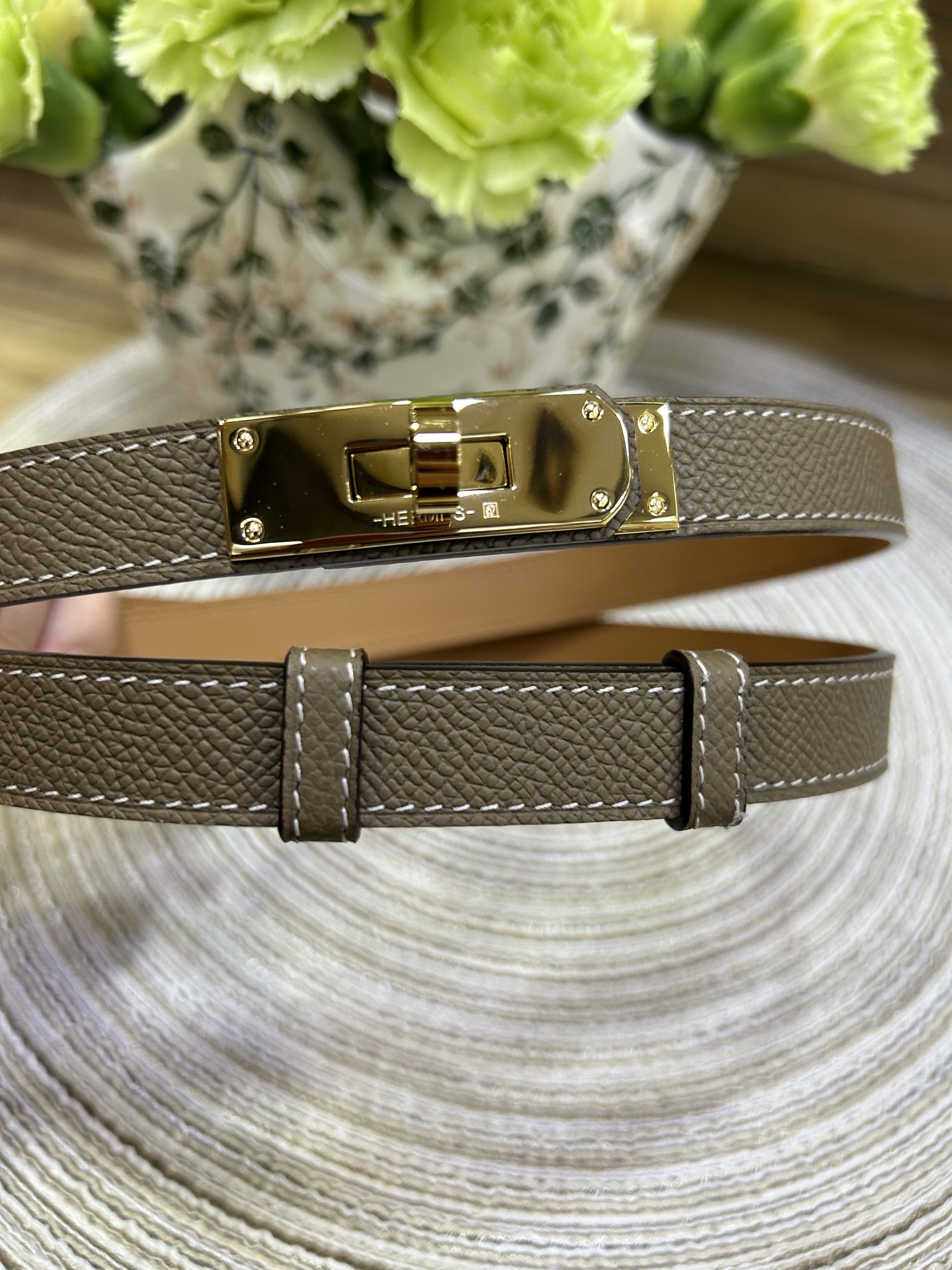 Female Leather Belt Cow Leather S-m-l