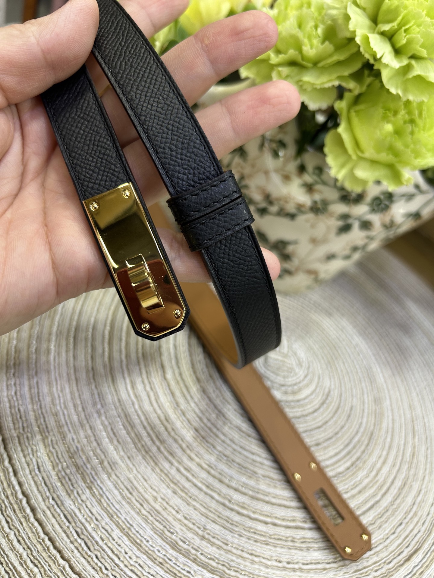 Female Leather Belt Cow Leather S-m-l