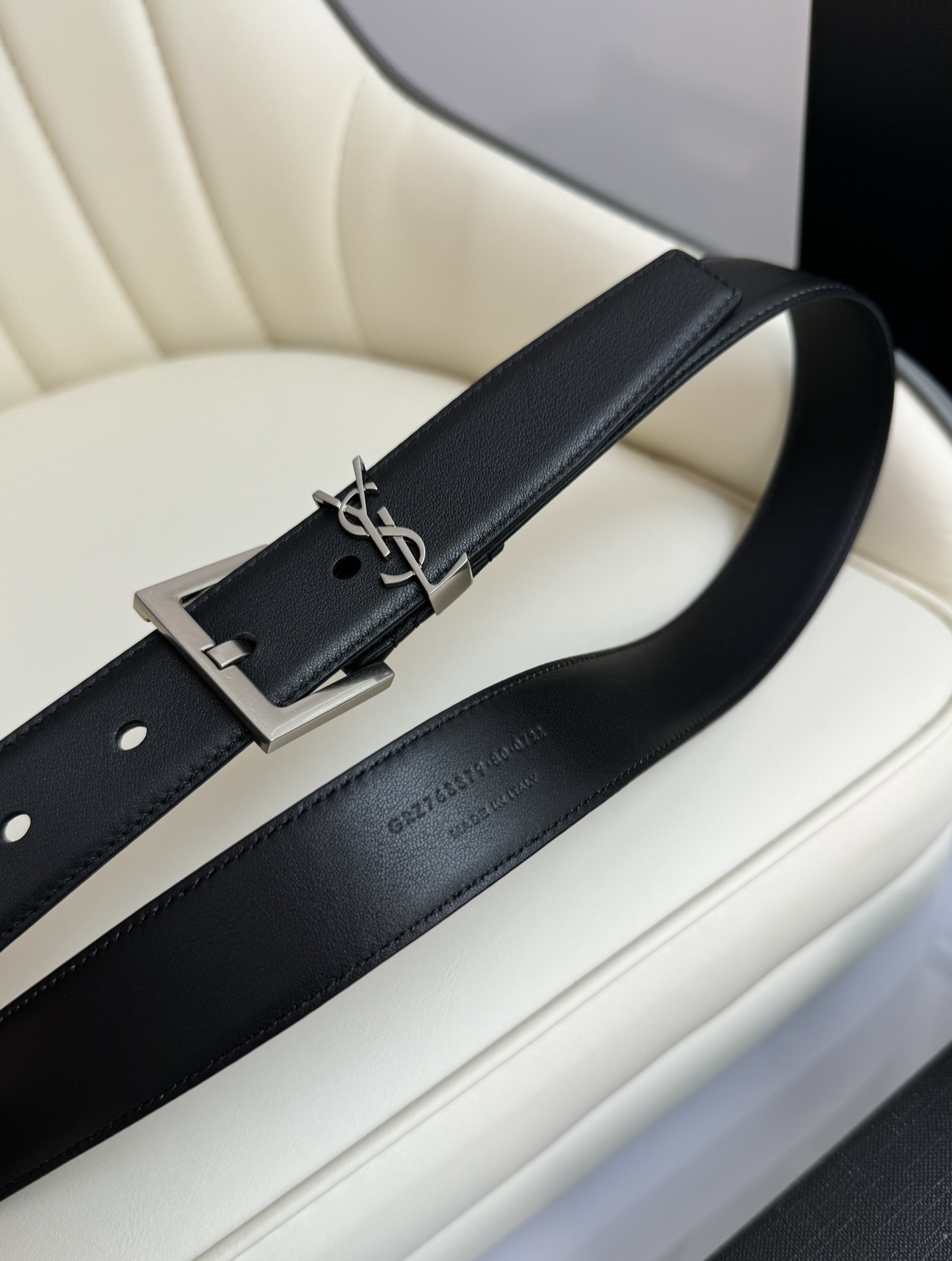 Saint Laurent Female Leather Belt S-m-l