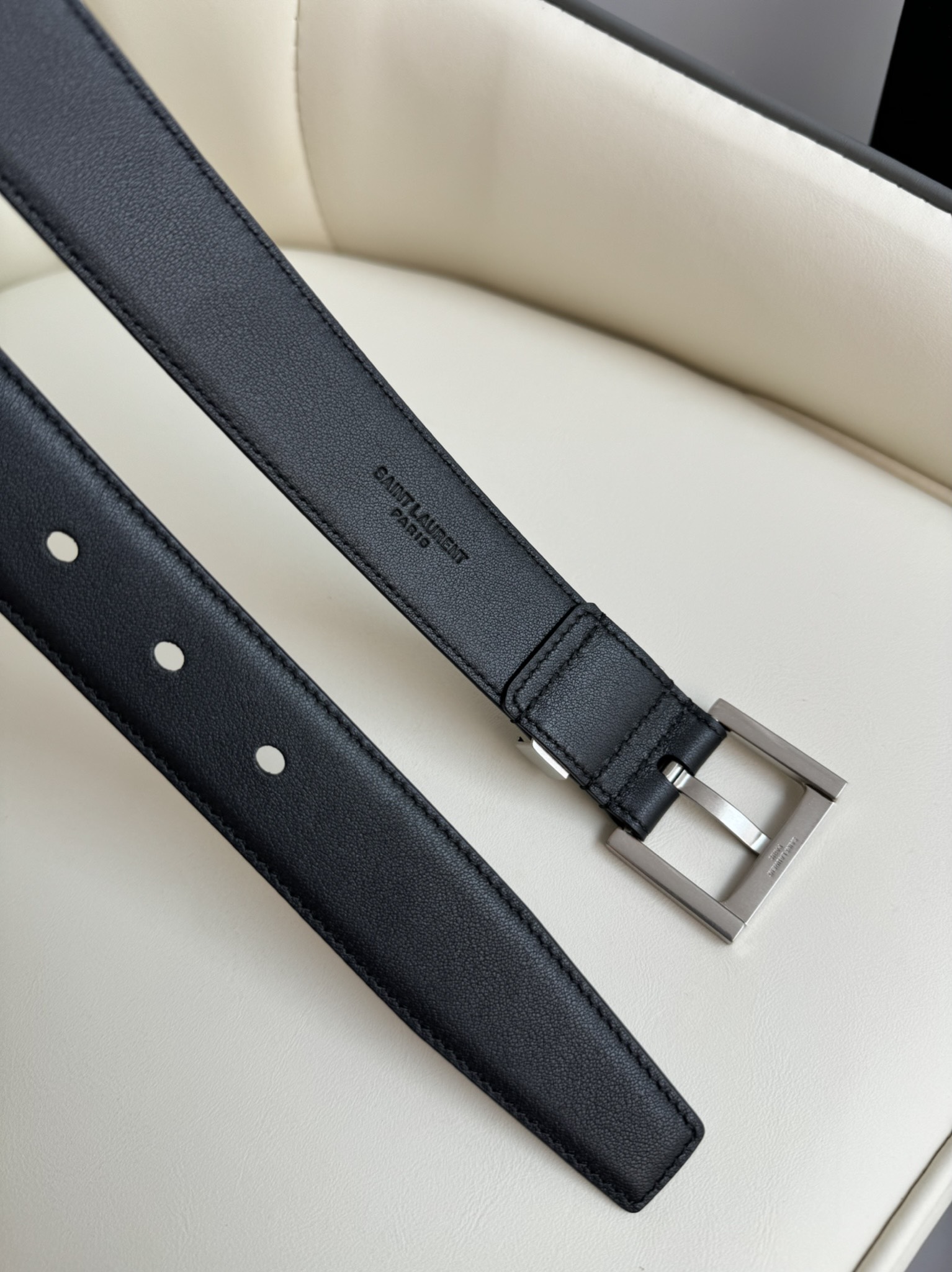 Saint Laurent Female Leather Belt S-m-l