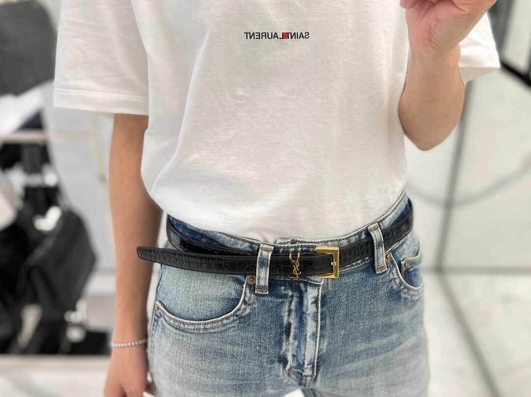 Saint Laurent Female Basic Belt S-m-l