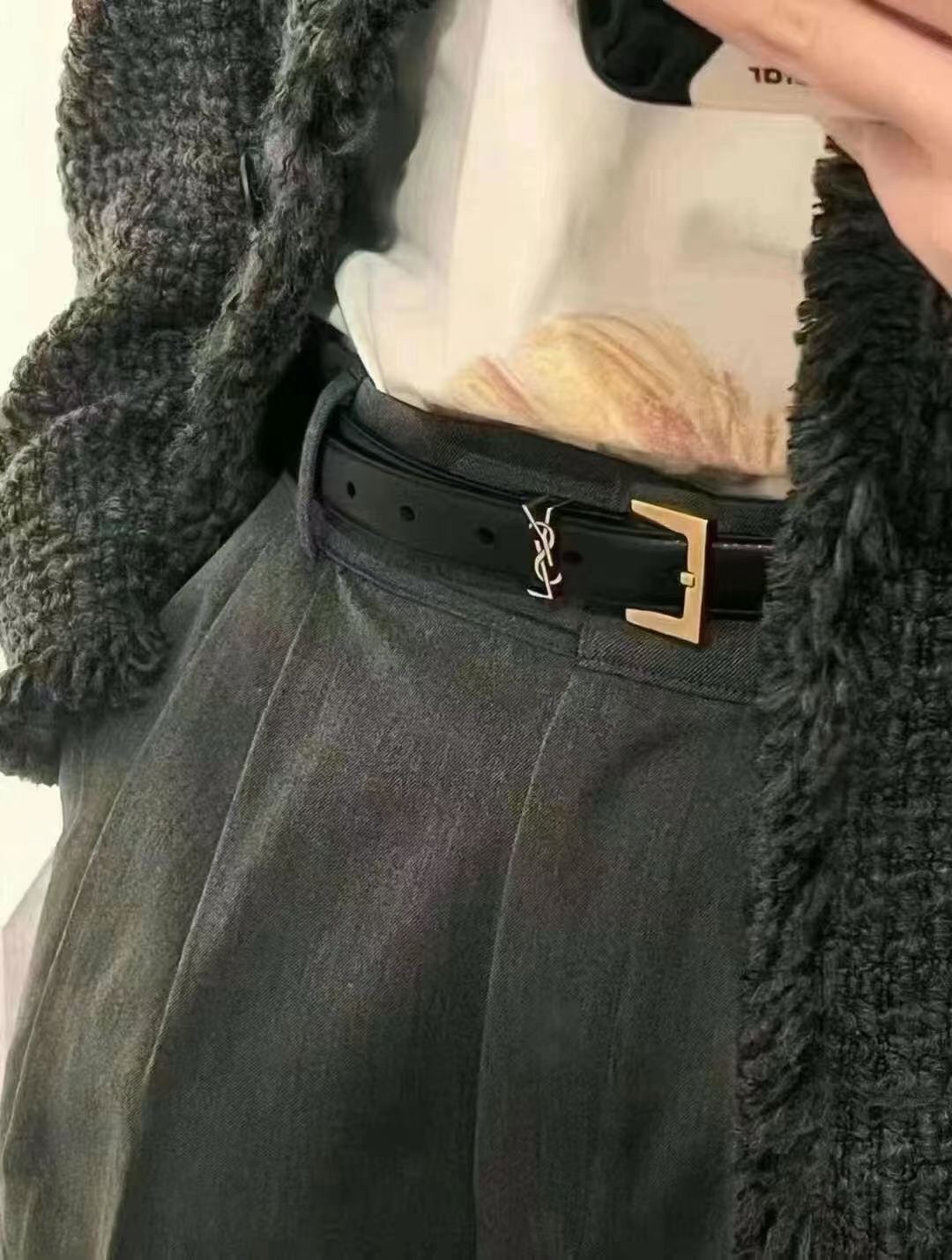 Saint Laurent Female Pin Buckle Belt S-l
