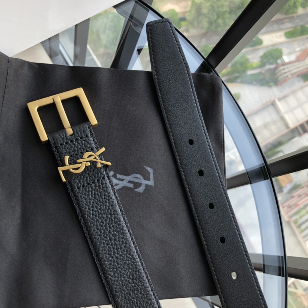 Saint Laurent Female Basic Belt S-m-l