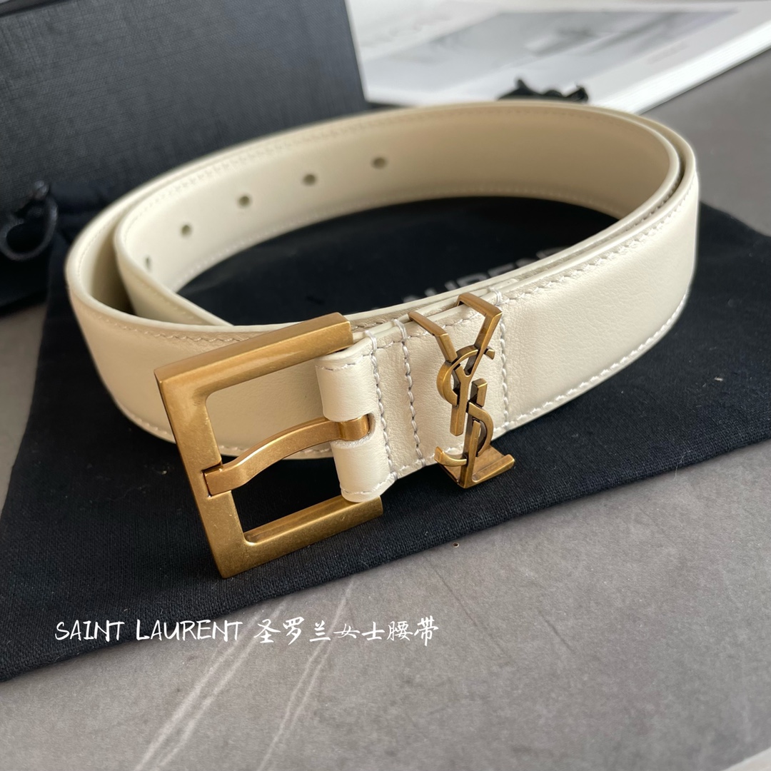 Saint Laurent Female Basic Belt S-m-l