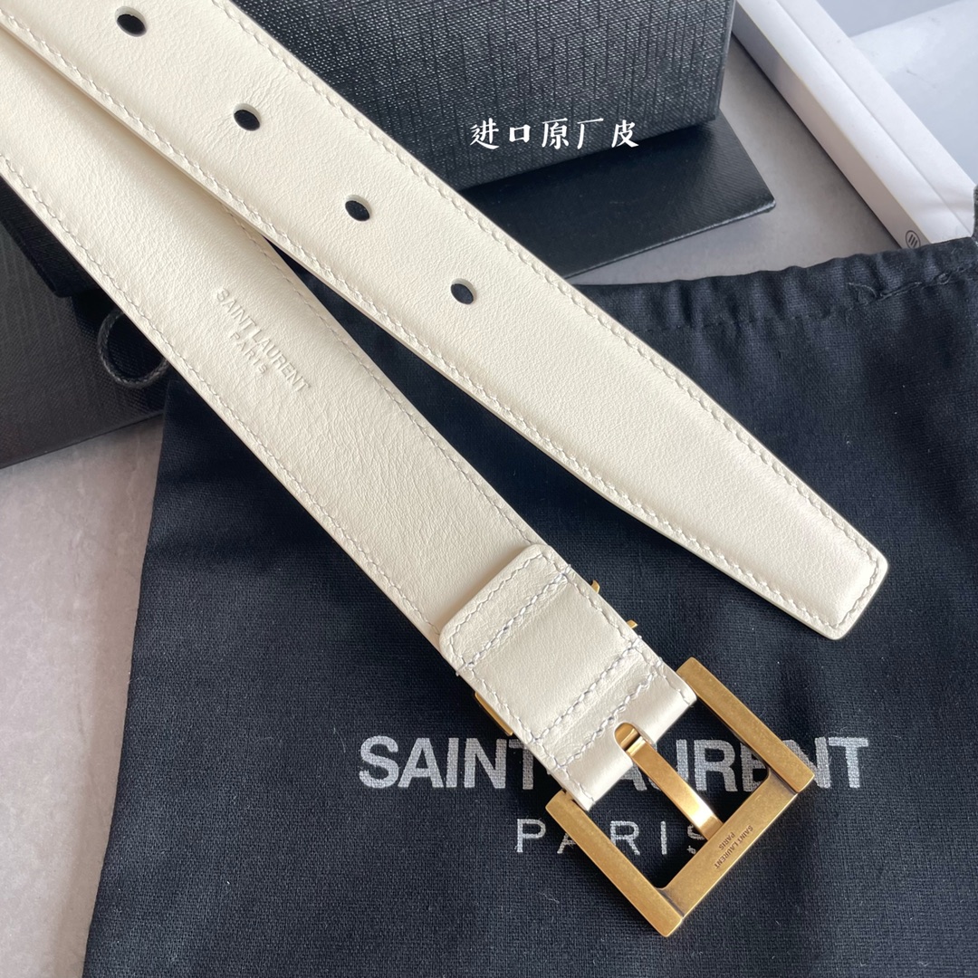 Saint Laurent Female Basic Belt S-m-l