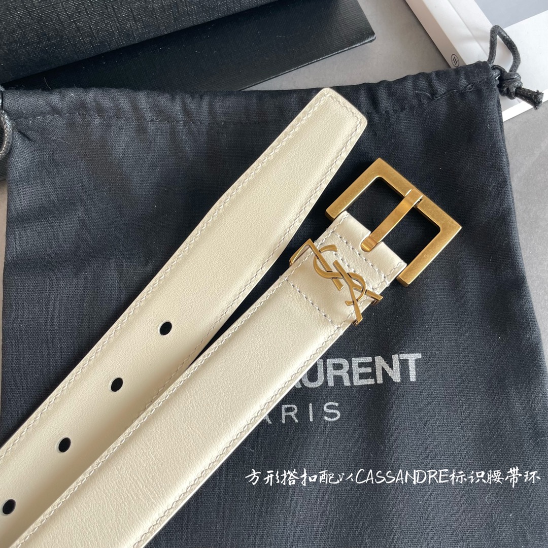 Saint Laurent Female Basic Belt S-m-l
