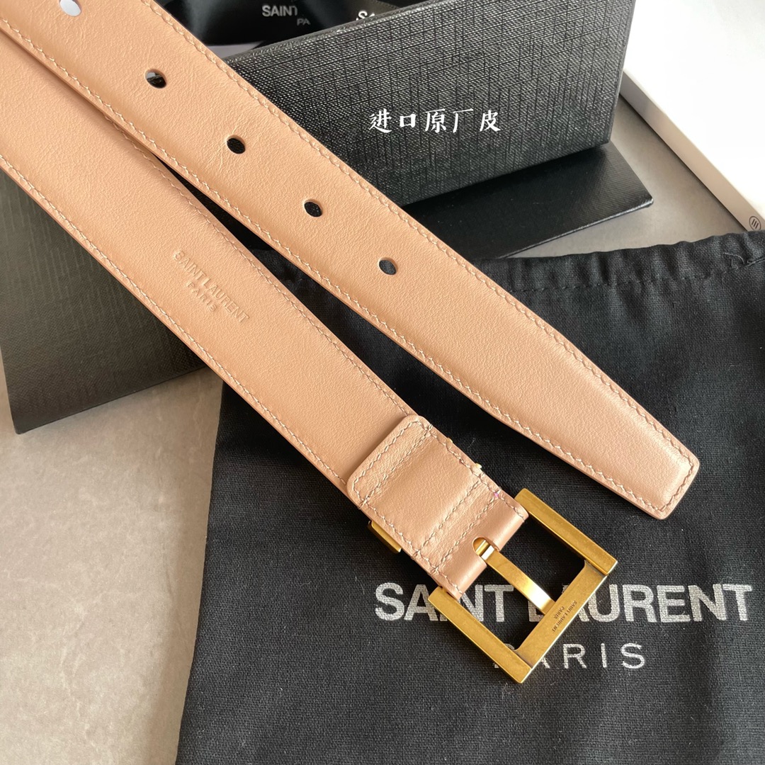 Saint Laurent Female Basic Belt S-m-l