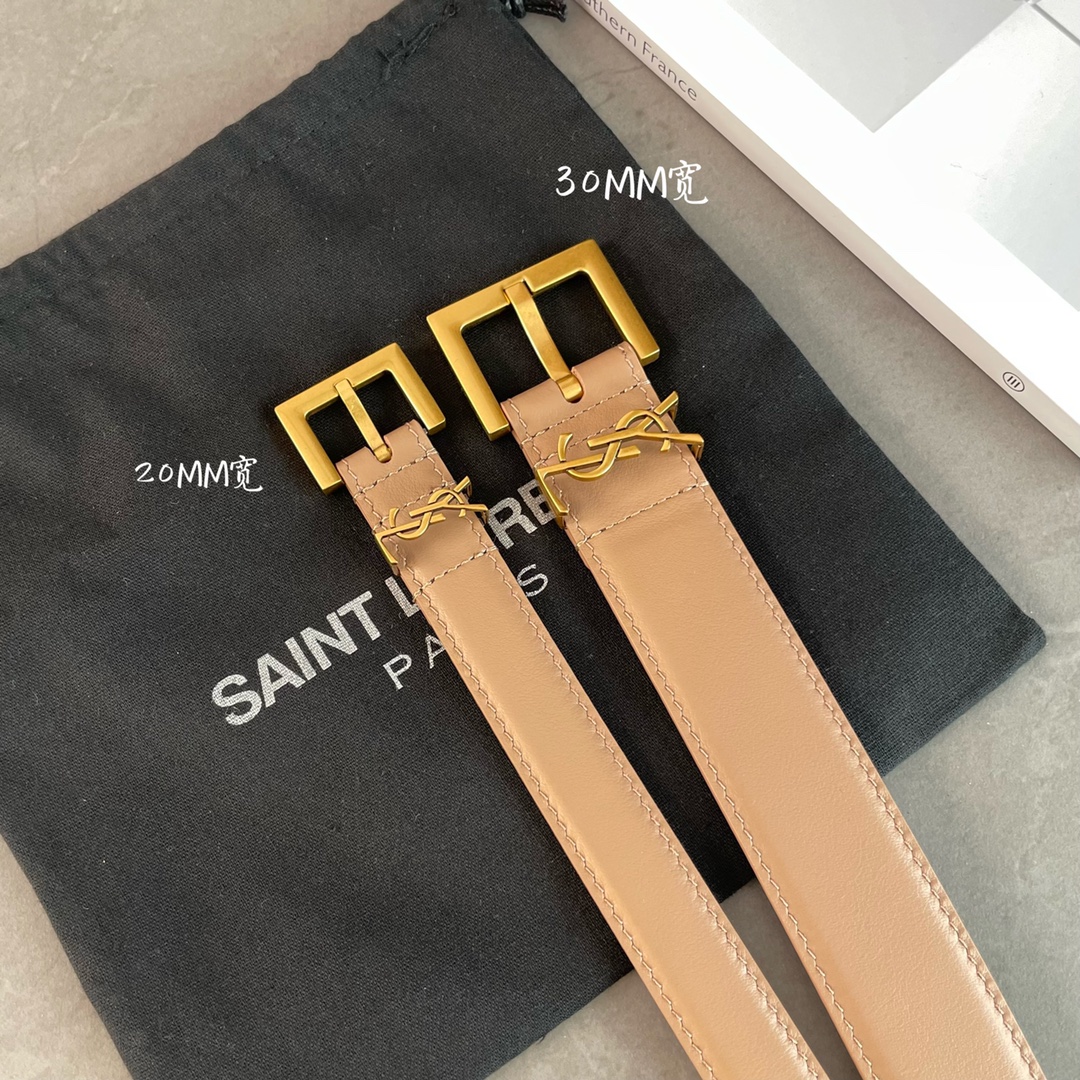 Saint Laurent Female Basic Belt S-m-l