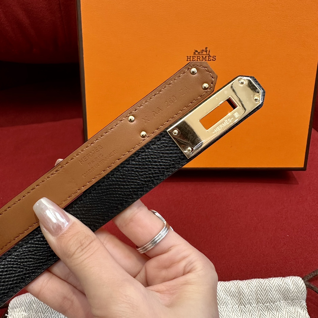 Hermès Female Basic Belt Cow Leather S-m-l