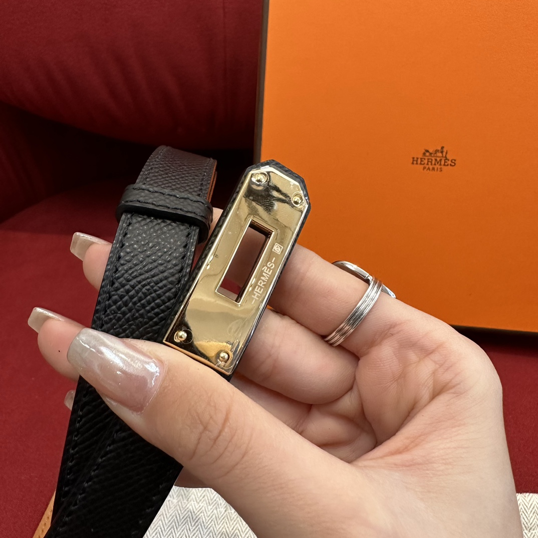 Hermès Female Basic Belt Cow Leather S-m-l