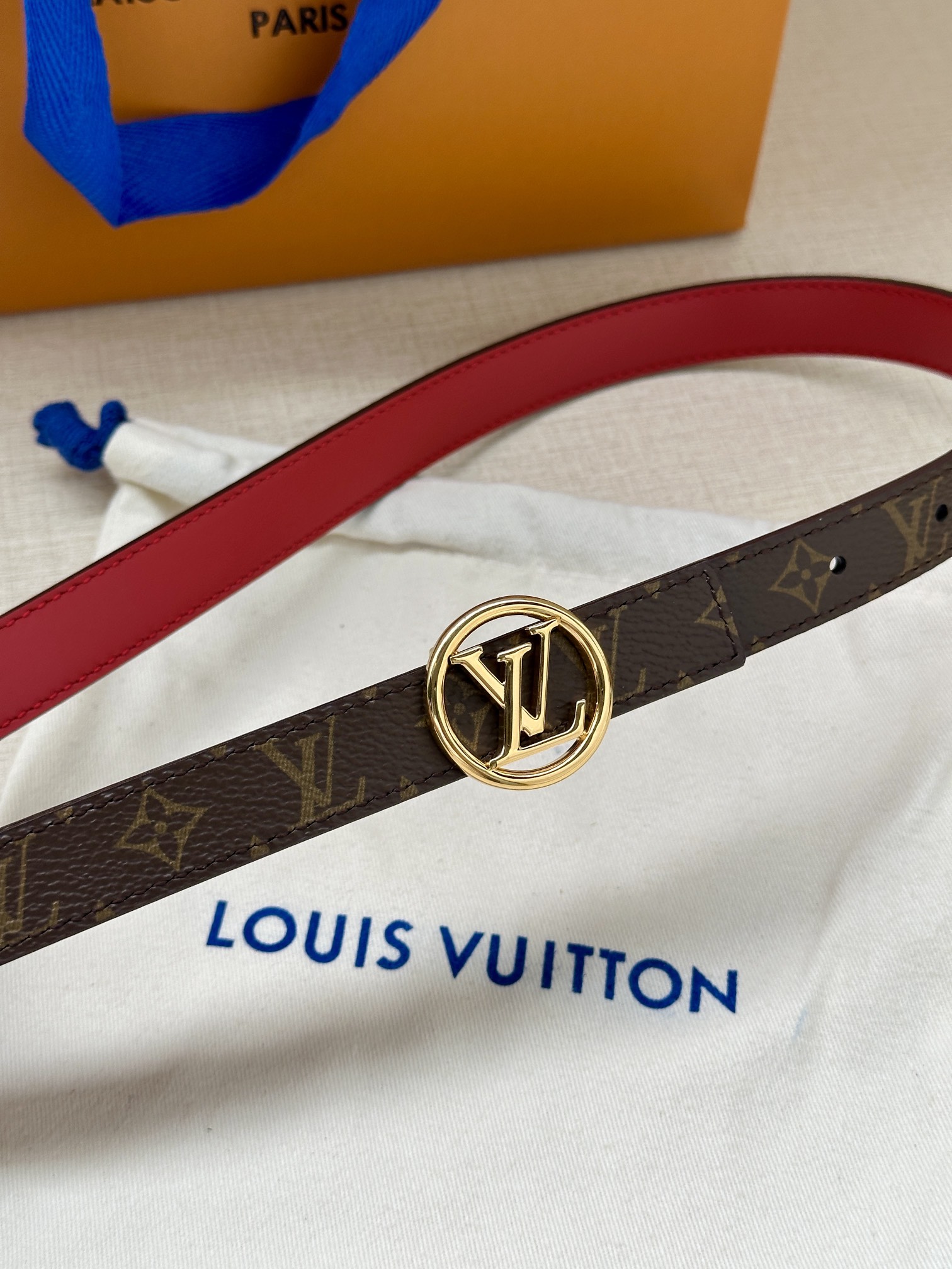 Louis Vuitton Female Basic Belt Cow Leather S-m-l