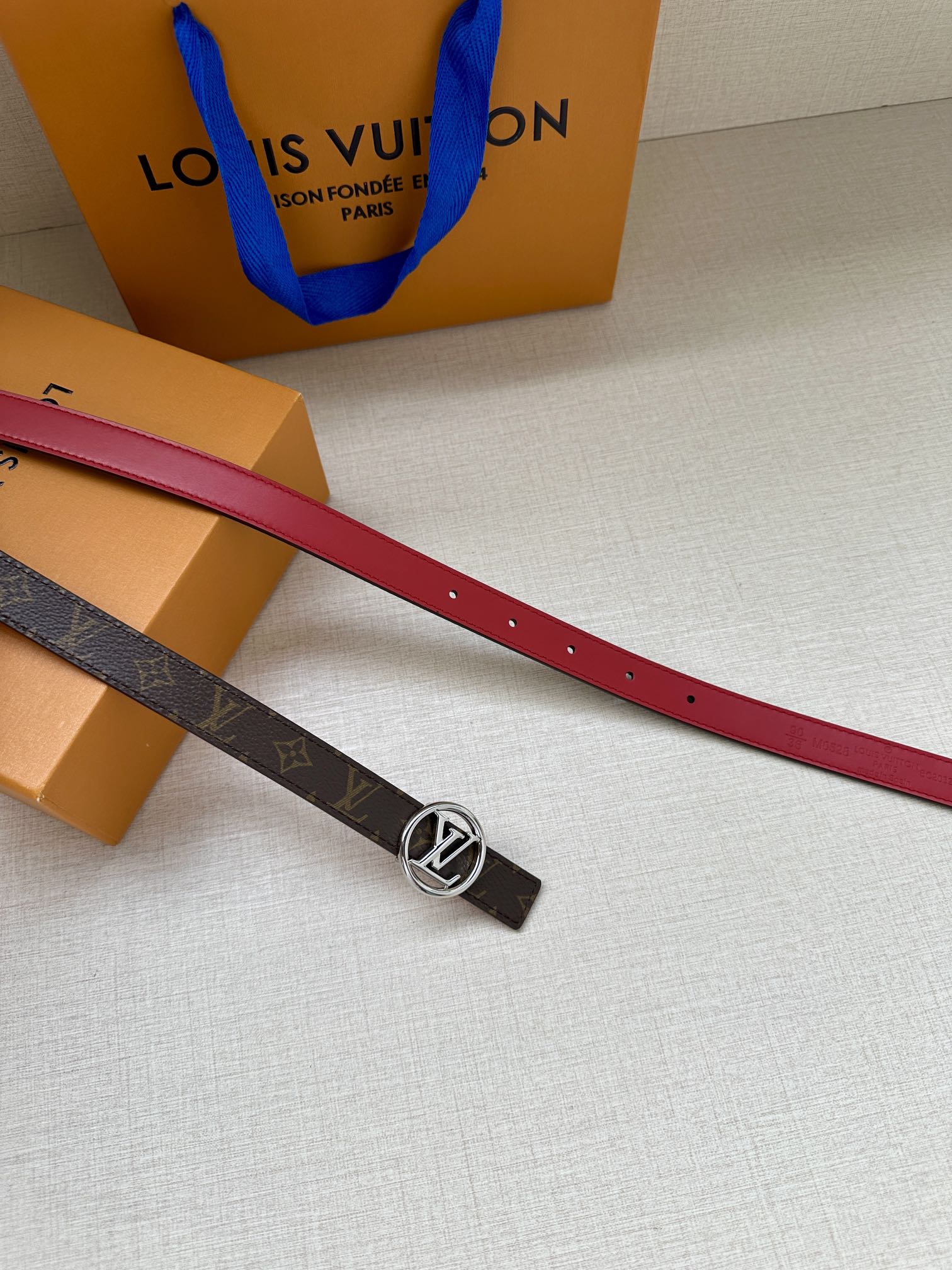 Louis Vuitton Female Basic Belt Cow Leather S-m-l