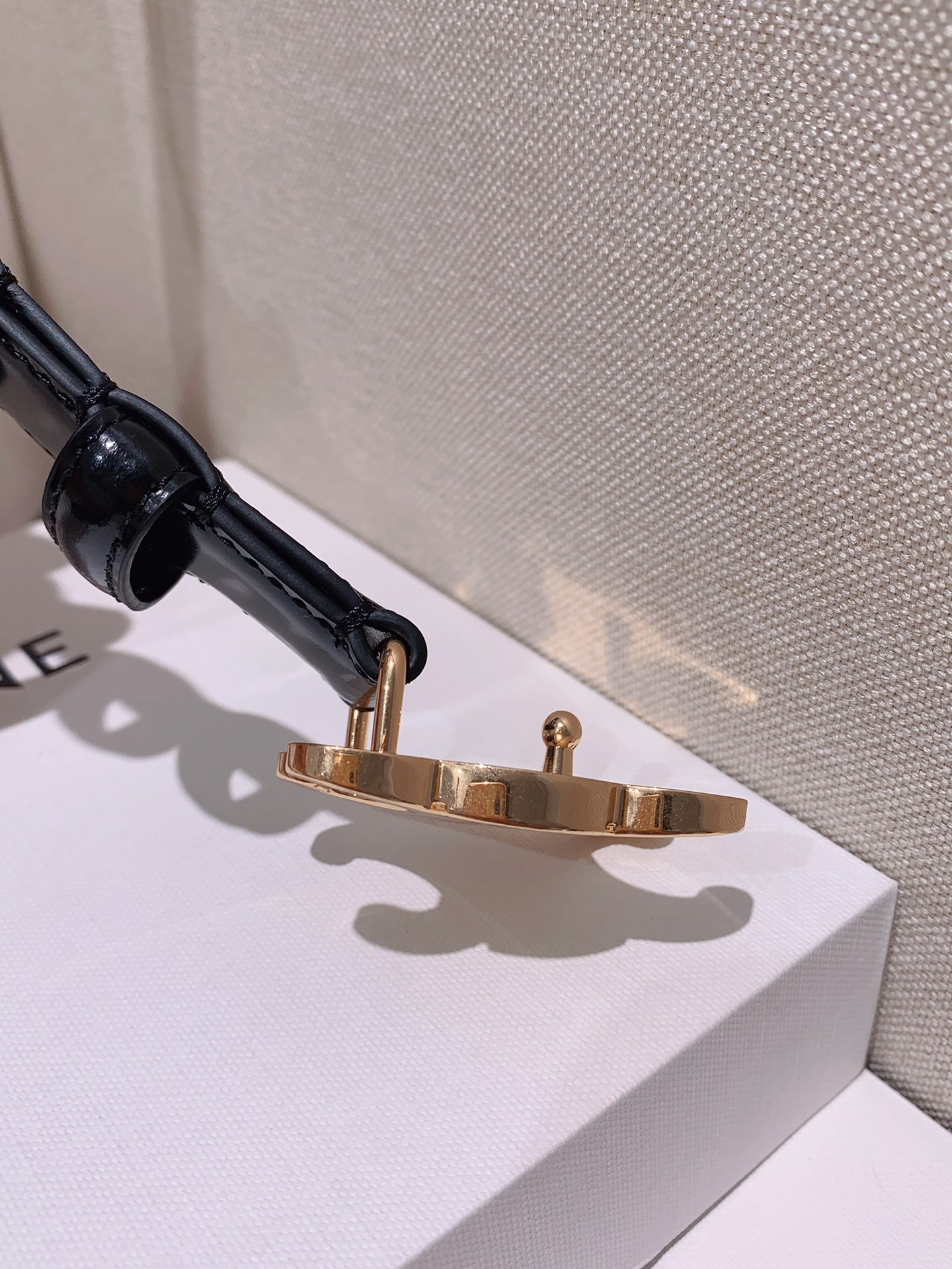 Celine Female Leather Belt Cow Leather M-l