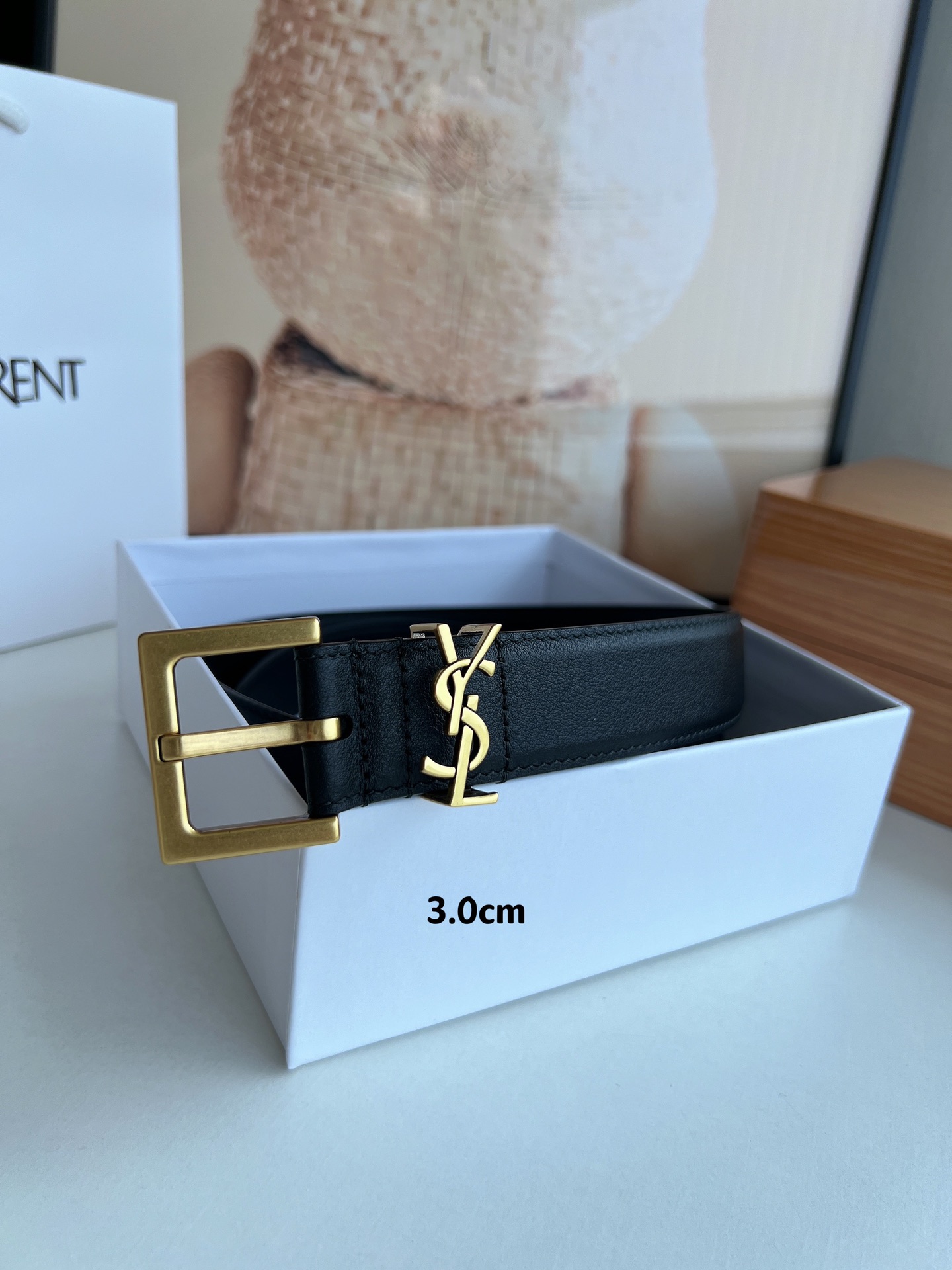 Saint Laurent Female Basic Belt S-m-l