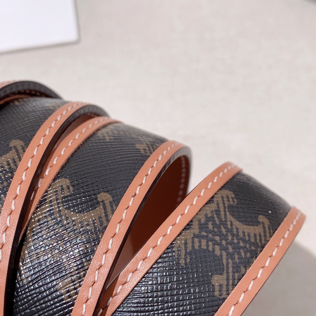 Celine Female Leather Belt Cow Leather M-l