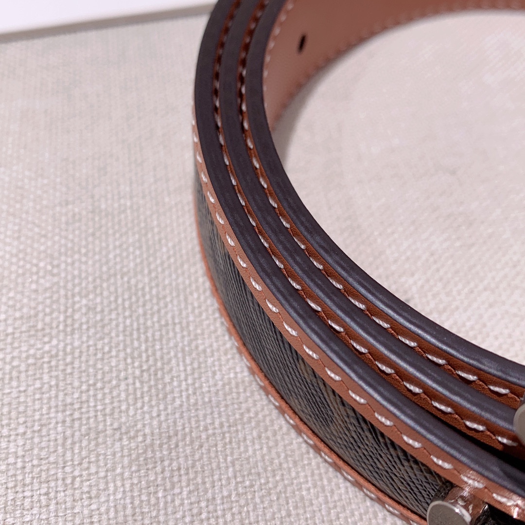 Celine Female Leather Belt Cow Leather M-l