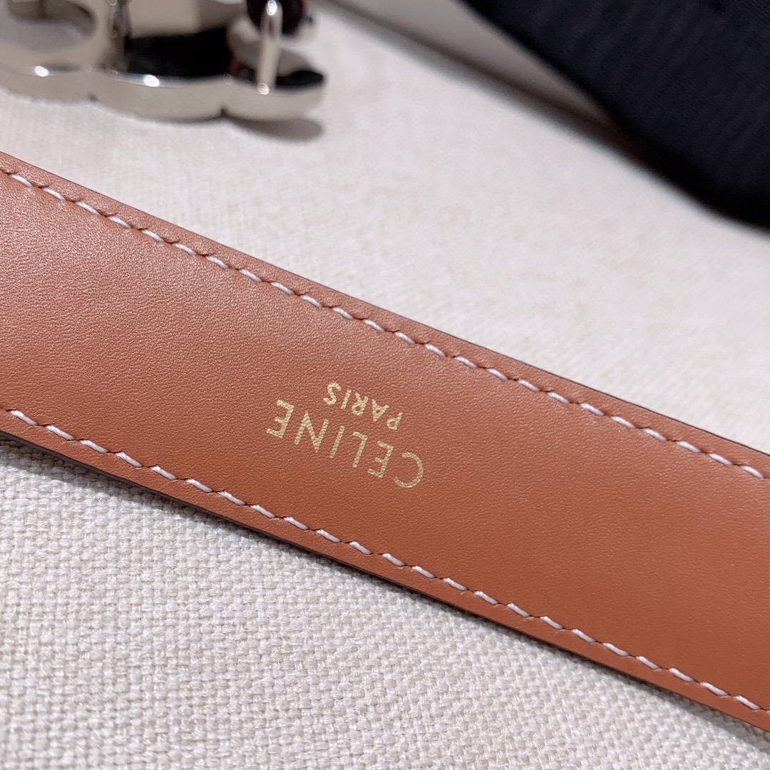 Celine Female Leather Belt Cow Leather M-l