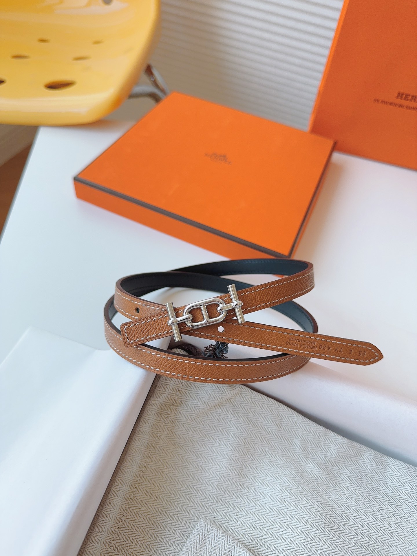 Hermès Female Basic Belt Cow Leather S-m