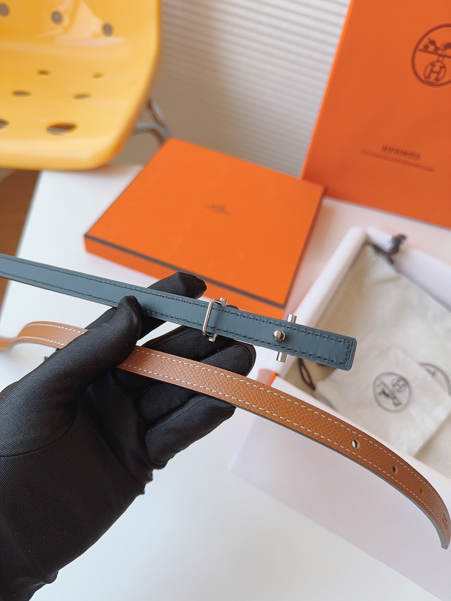 Hermès Female Basic Belt Cow Leather S-m