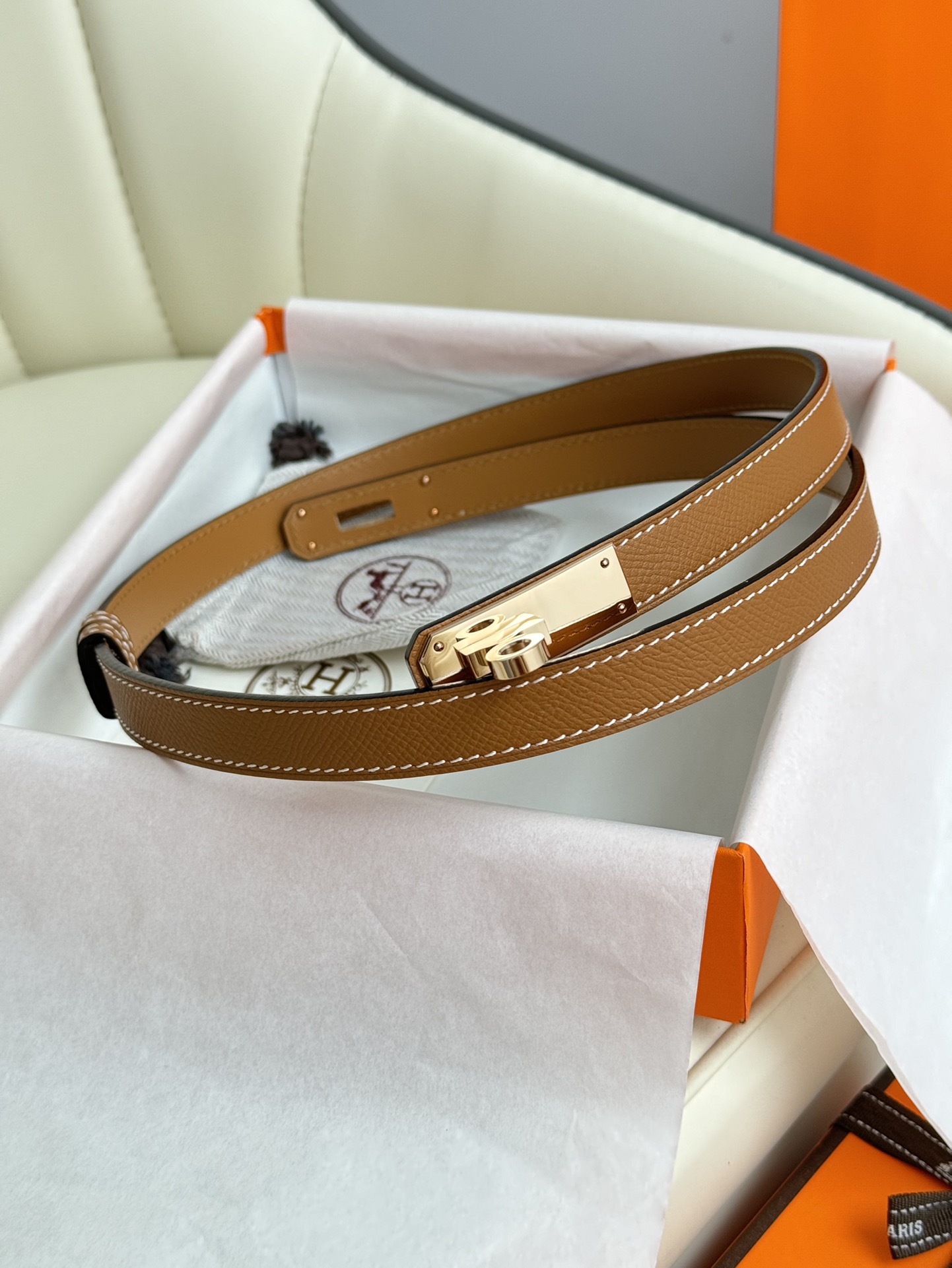 Hermès Female Basic Belt Adjustable 8mm