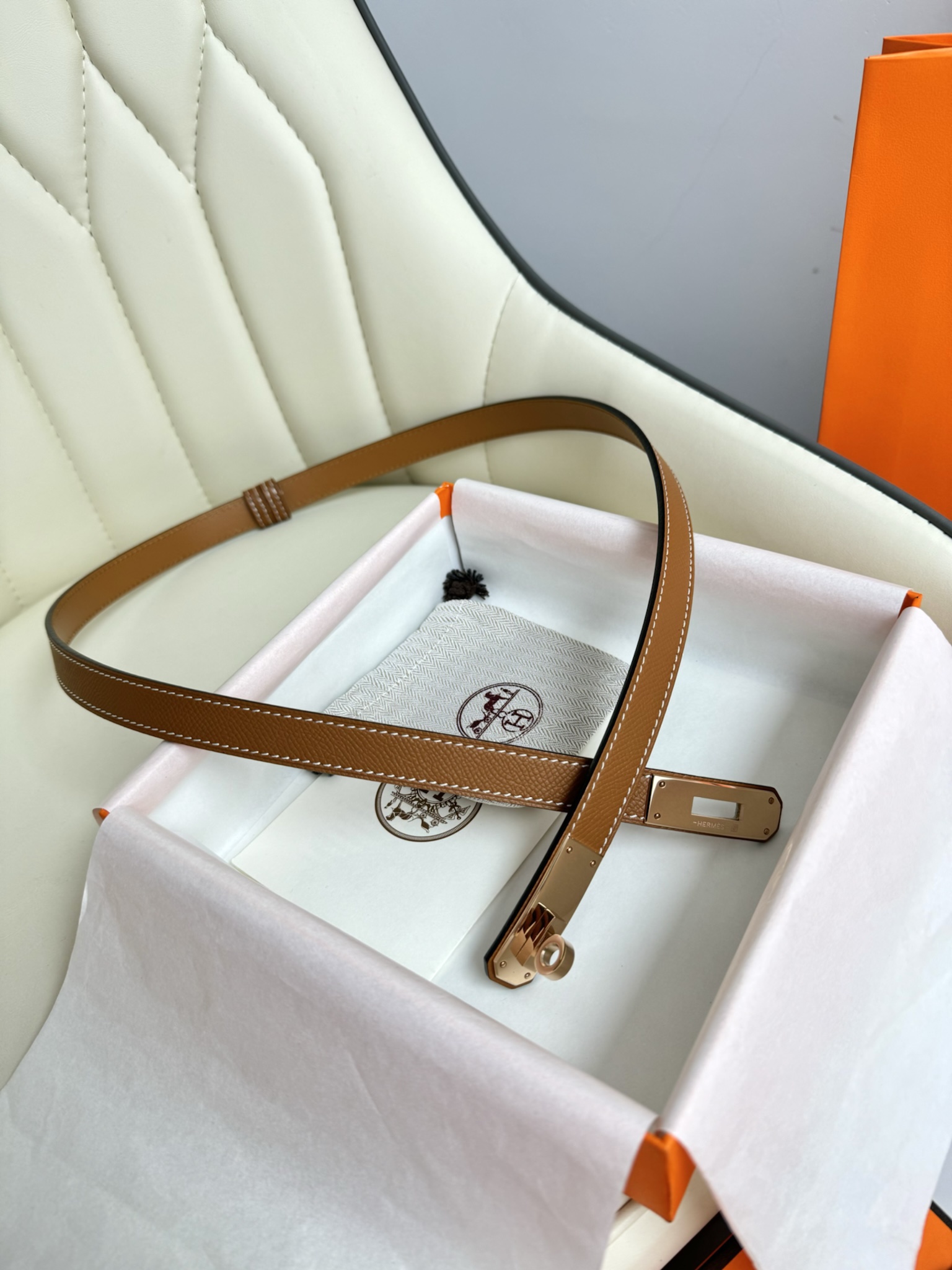 Hermès Female Basic Belt Adjustable 8mm