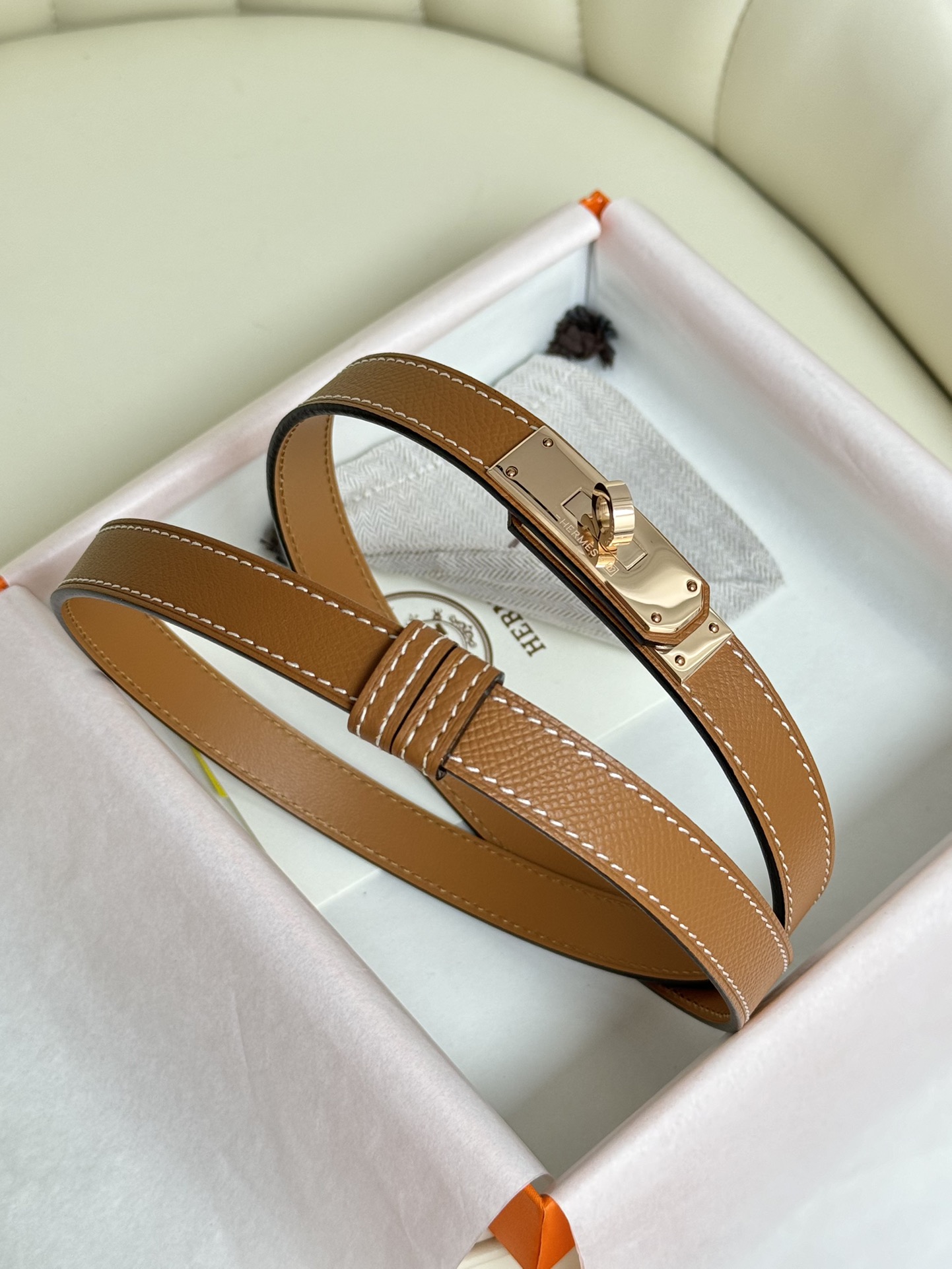 Hermès Female Basic Belt Adjustable 8mm