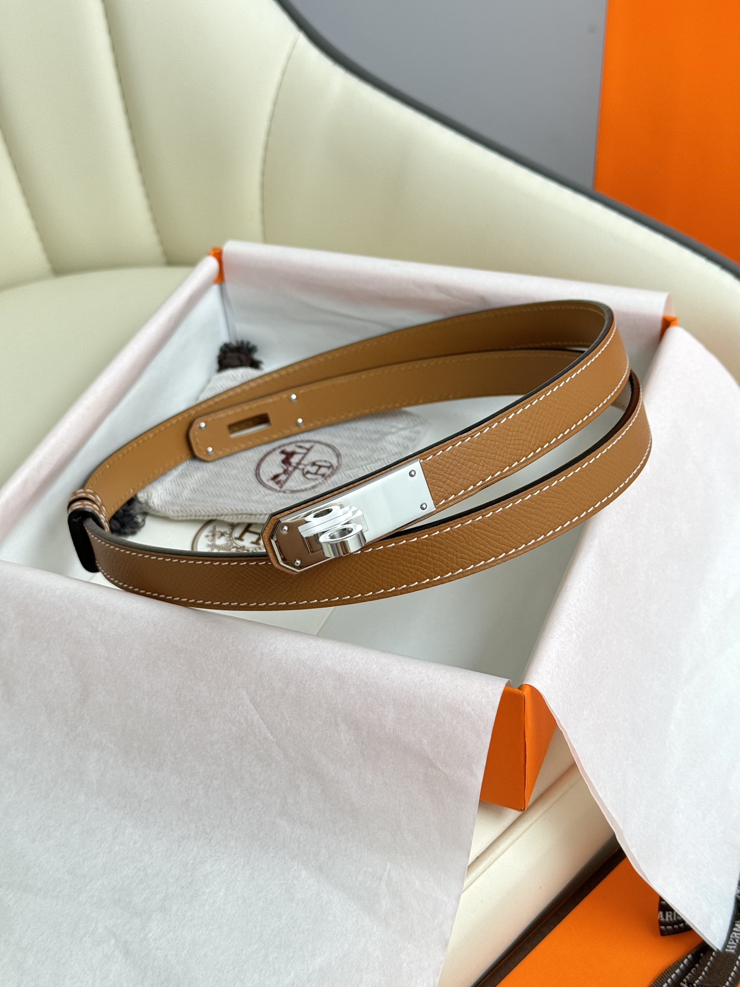 Hermès Female Basic Belt Adjustable 8mm