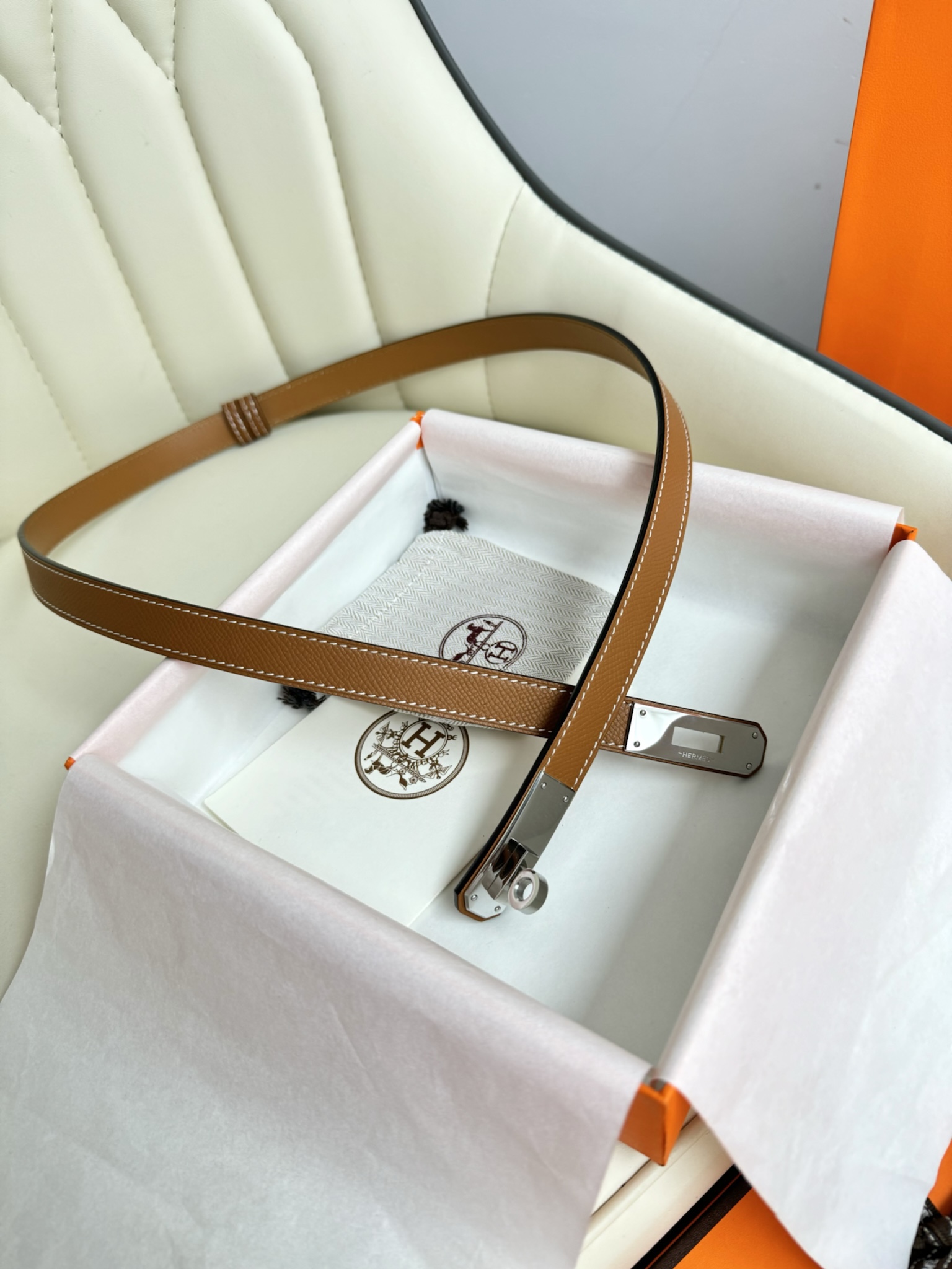Hermès Female Basic Belt Adjustable 8mm