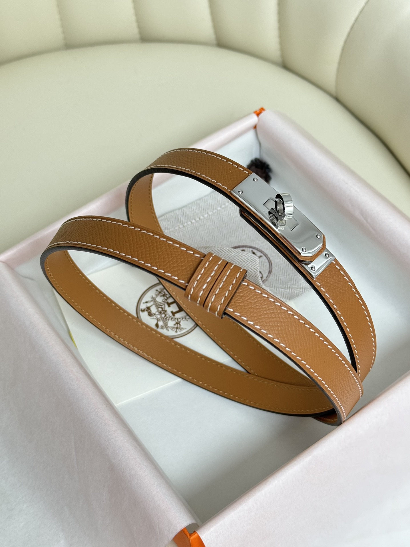 Hermès Female Basic Belt Adjustable 8mm