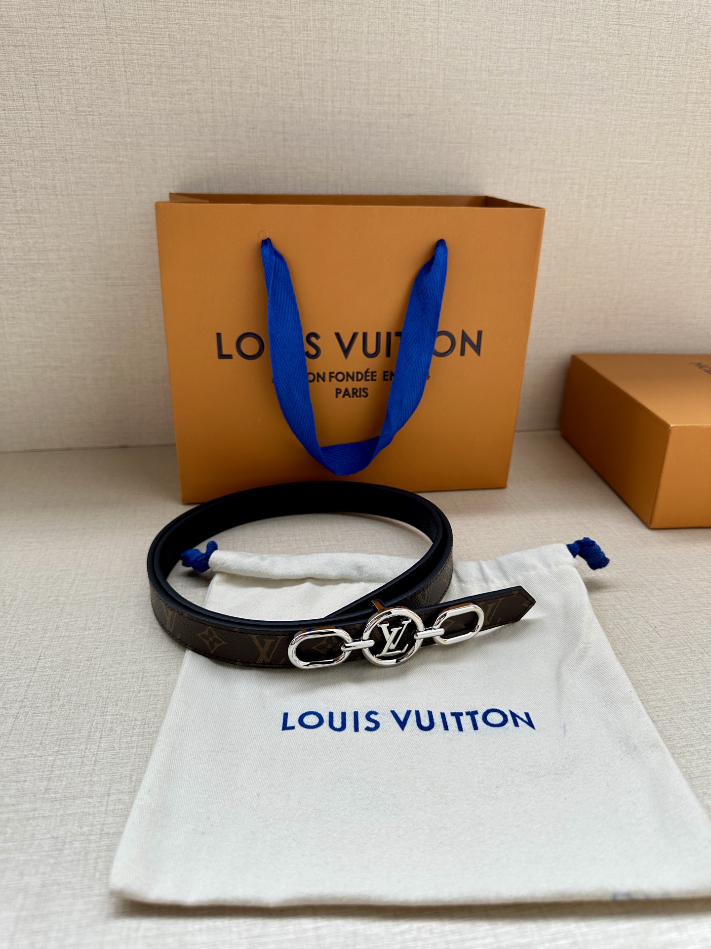 Louis Vuitton Female Basic Belt Cow Leather S-m-l