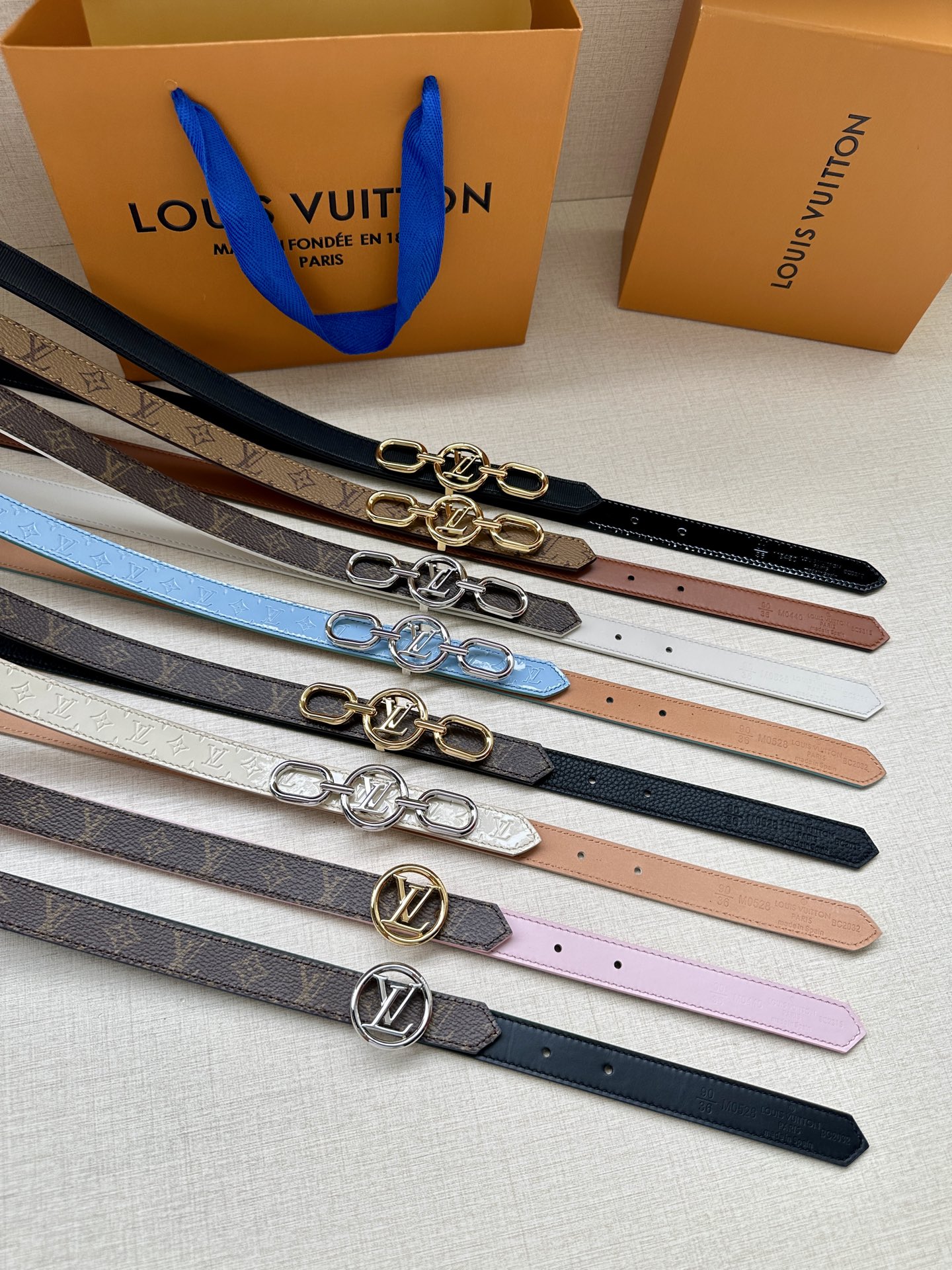 Louis Vuitton Female Basic Belt Cow Leather S-m-l