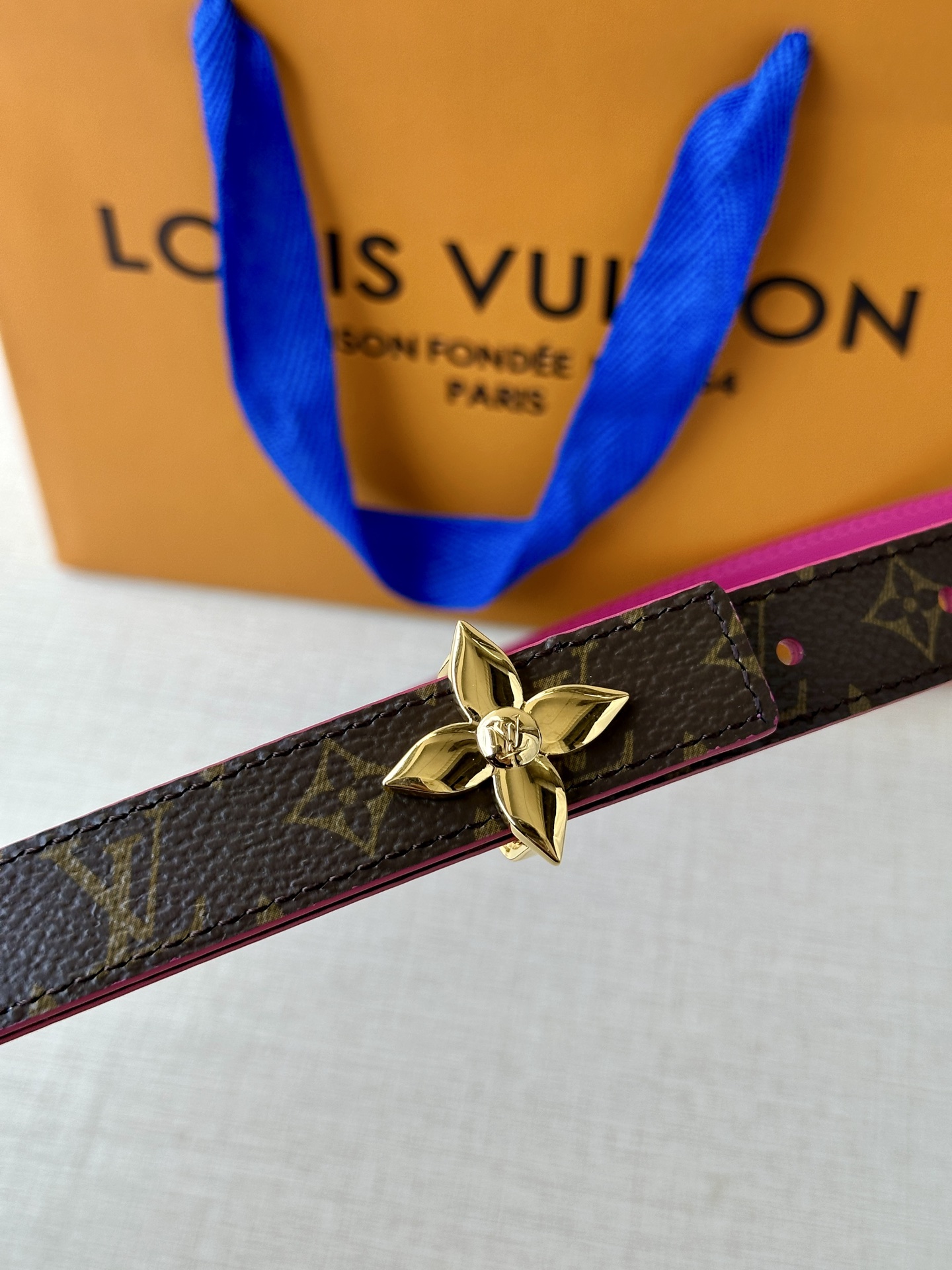 Louis Vuitton Female Basic Belt Cow Leather S-m-l