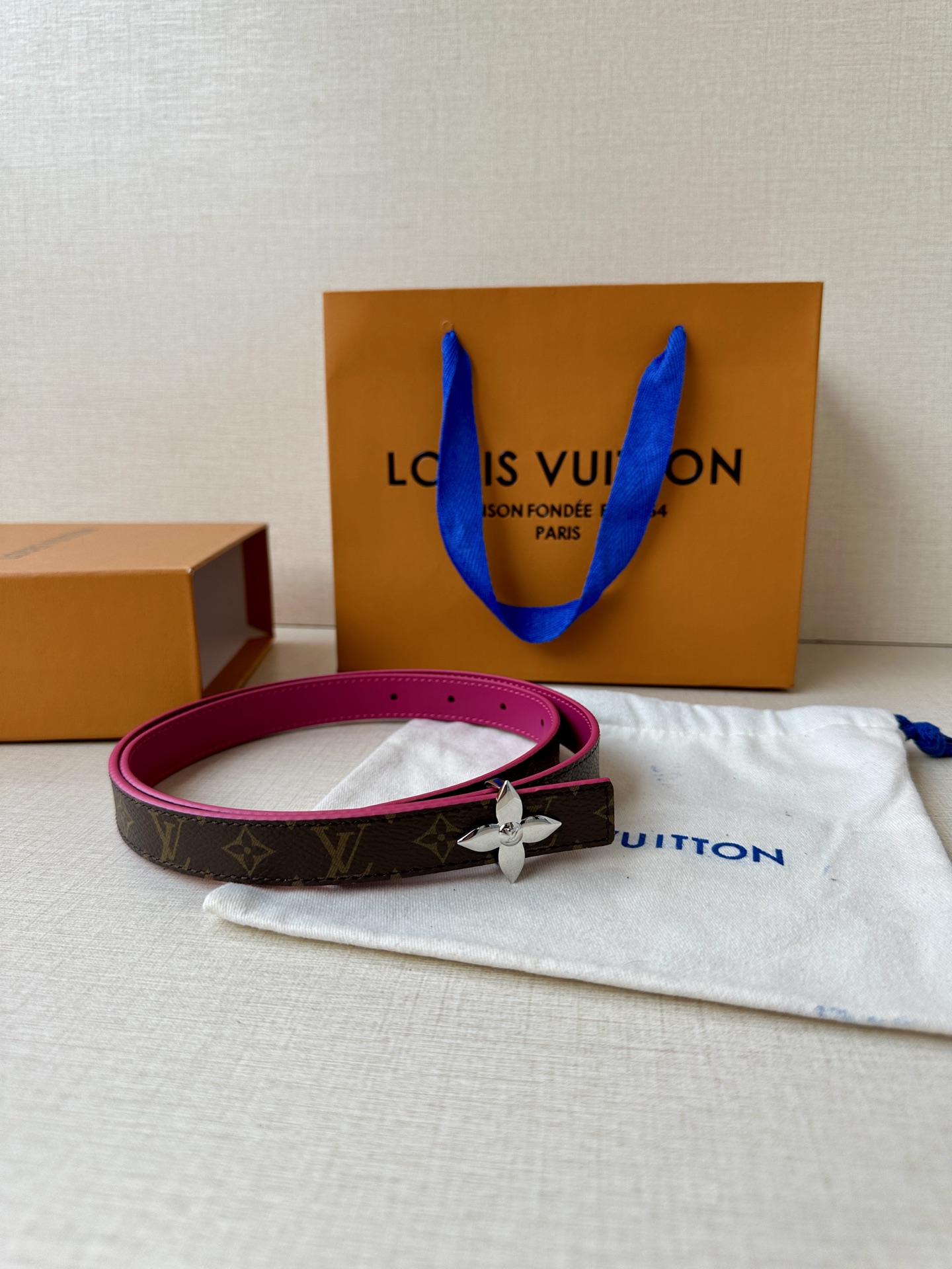 Louis Vuitton Female Basic Belt Cow Leather S-m-l