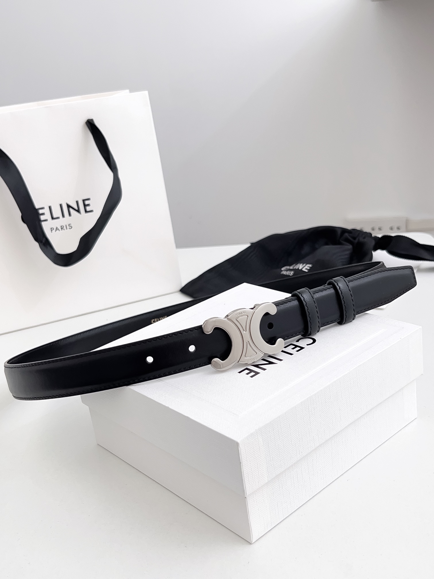 Celine Female Basic Belt Cow Leather M-l