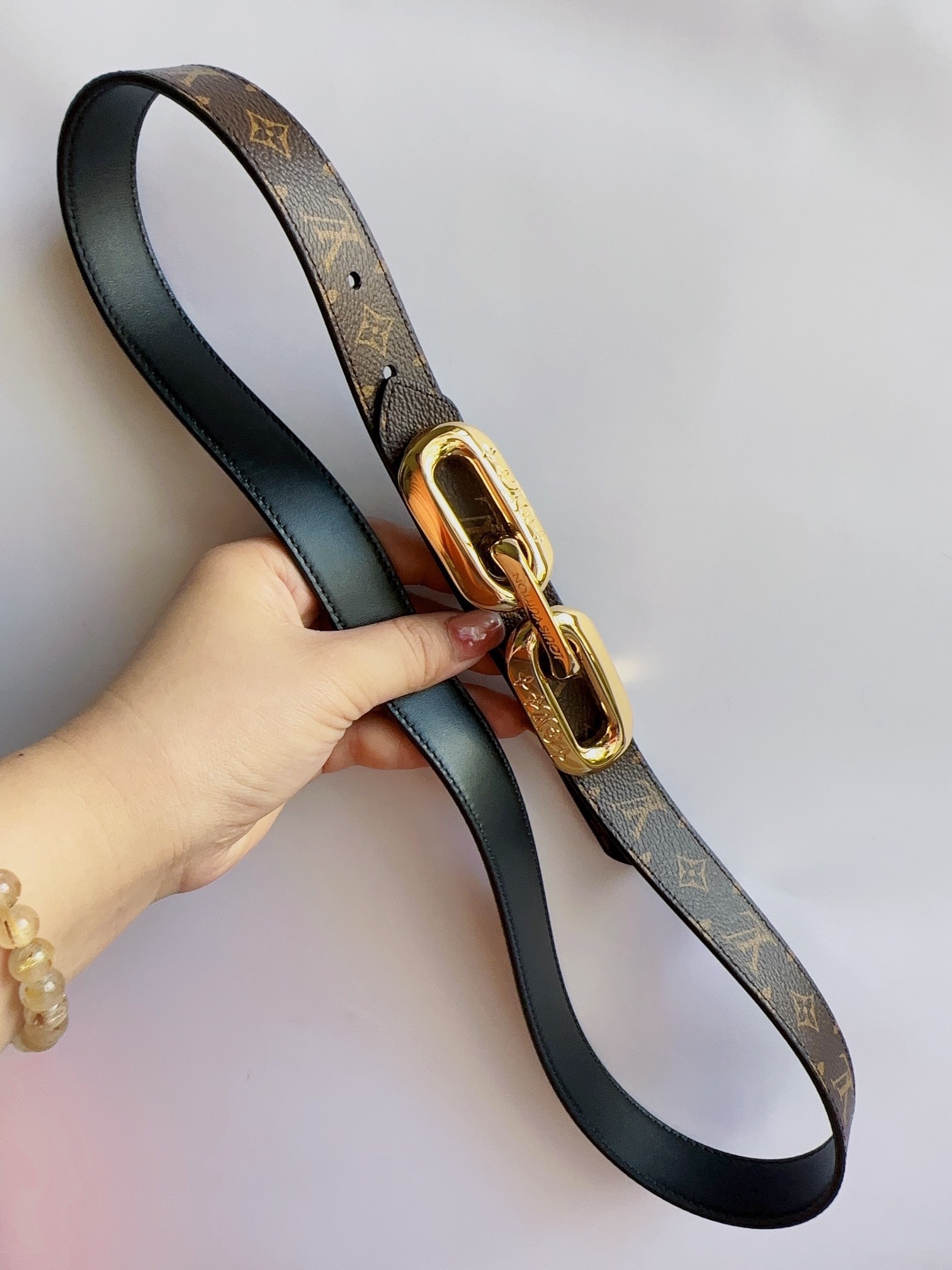 Louis Vuitton Female Basic Belt Cow Leather S-m-l