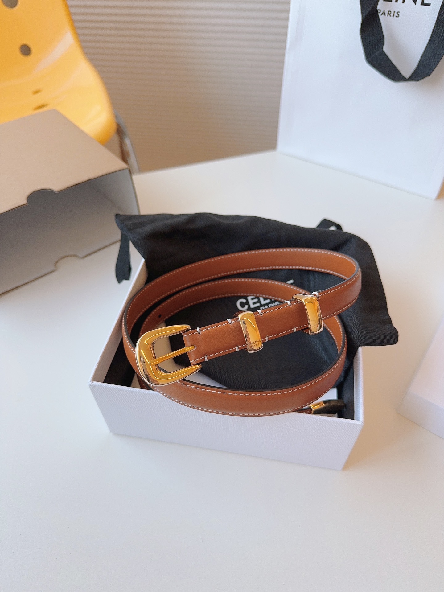 Celine Female Leather Belt 18mm-25mm-l