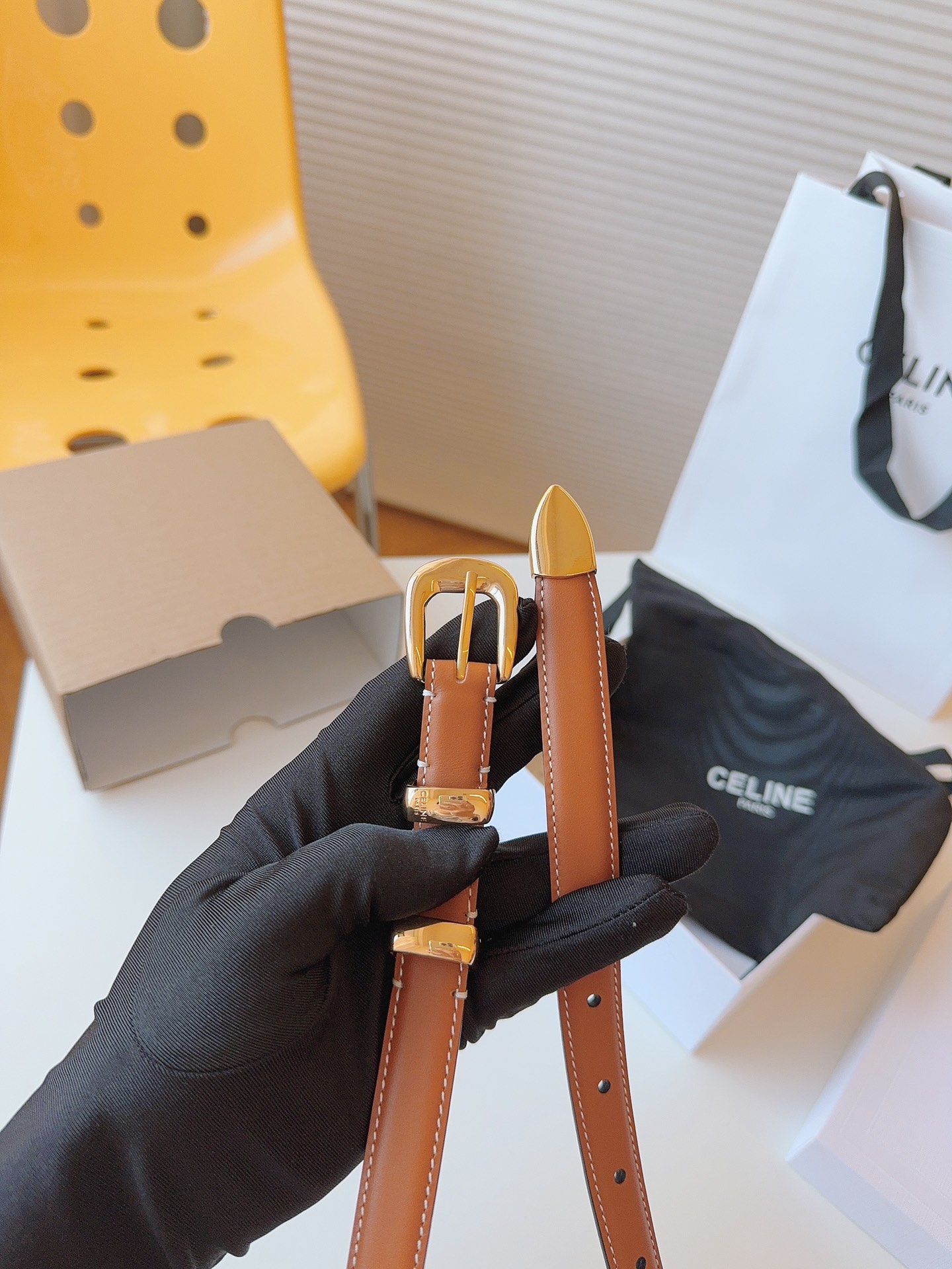 Celine Female Leather Belt 18mm-25mm-l