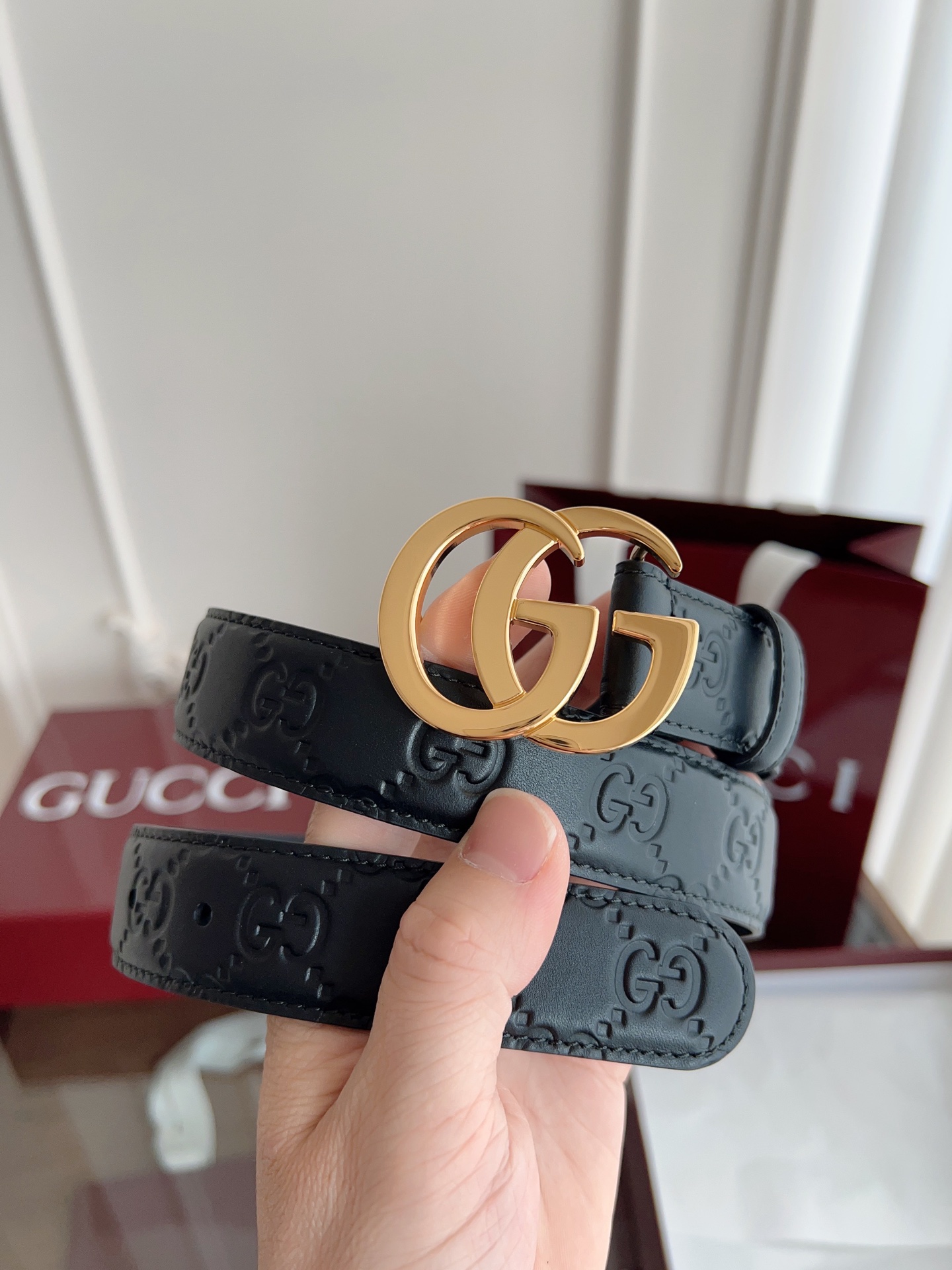Gucci Female Basic Belt Cow Leather M-l