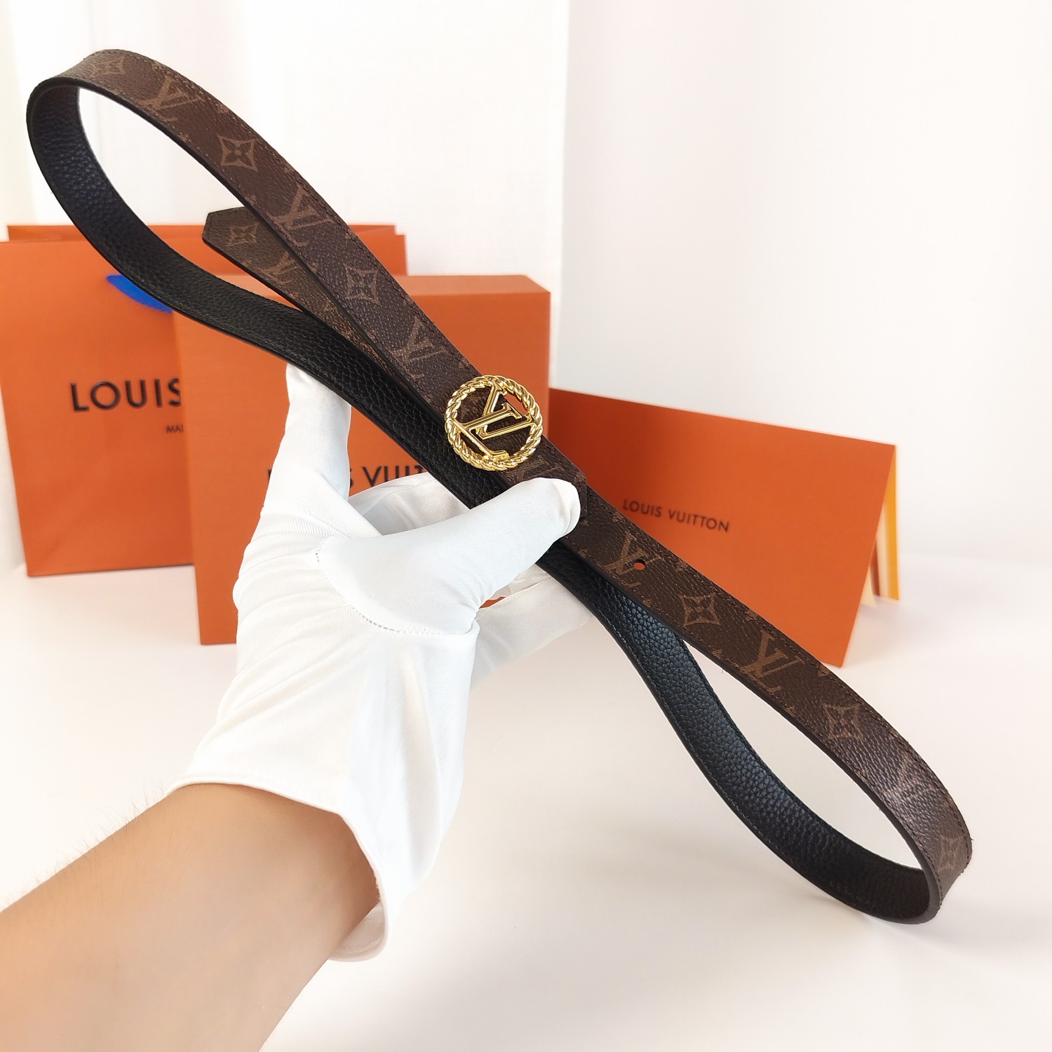 Louis Vuitton Female Basic Belt Canvas 13514-m-l