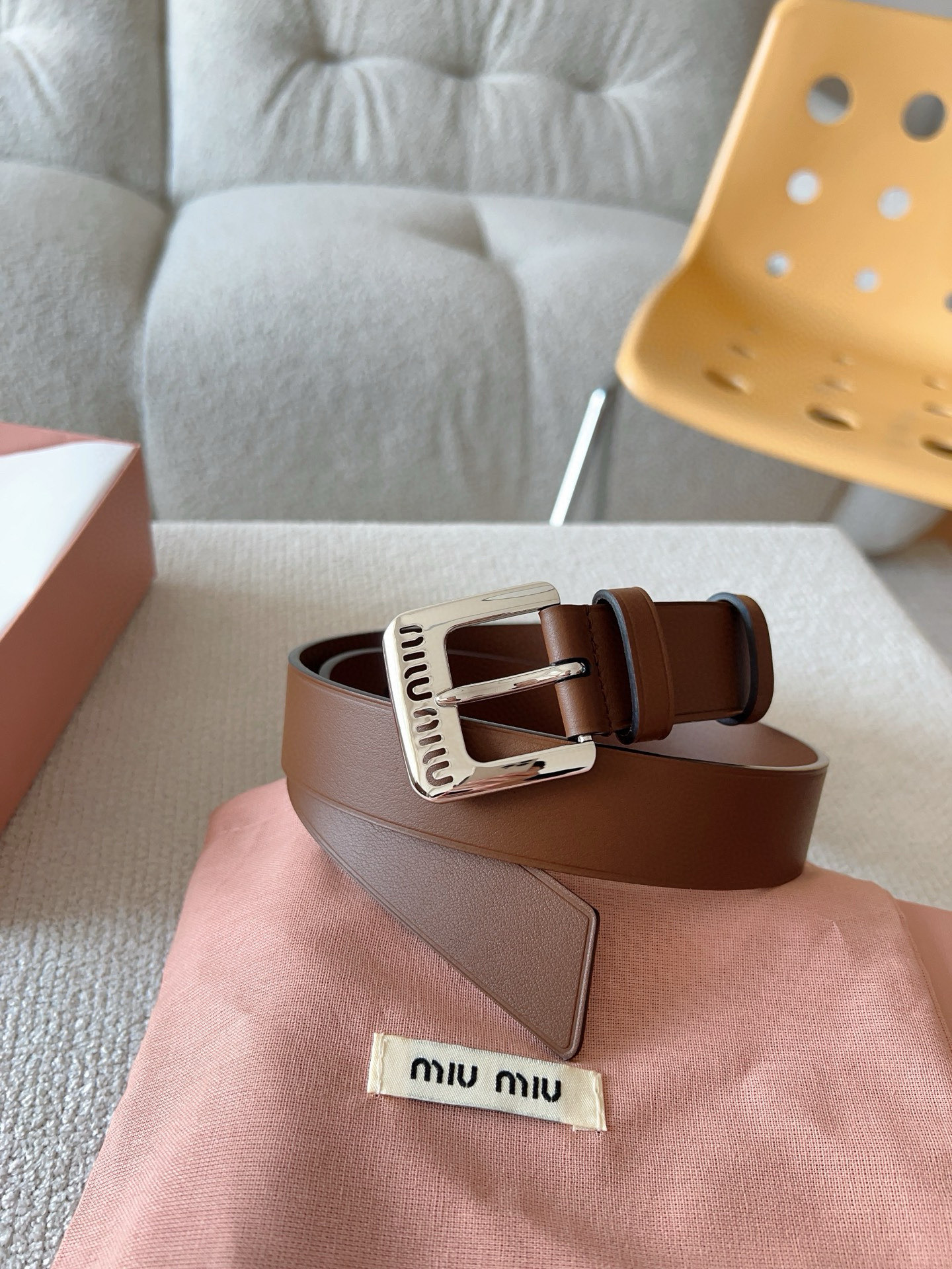 Miu Miu Female Basic Belt M