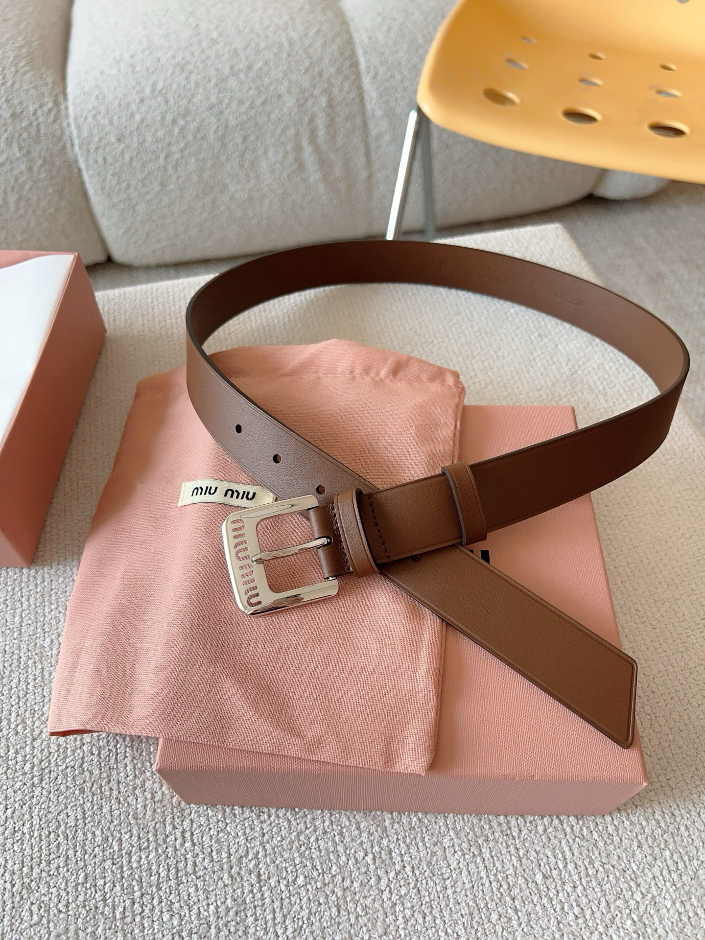 Miu Miu Female Basic Belt M