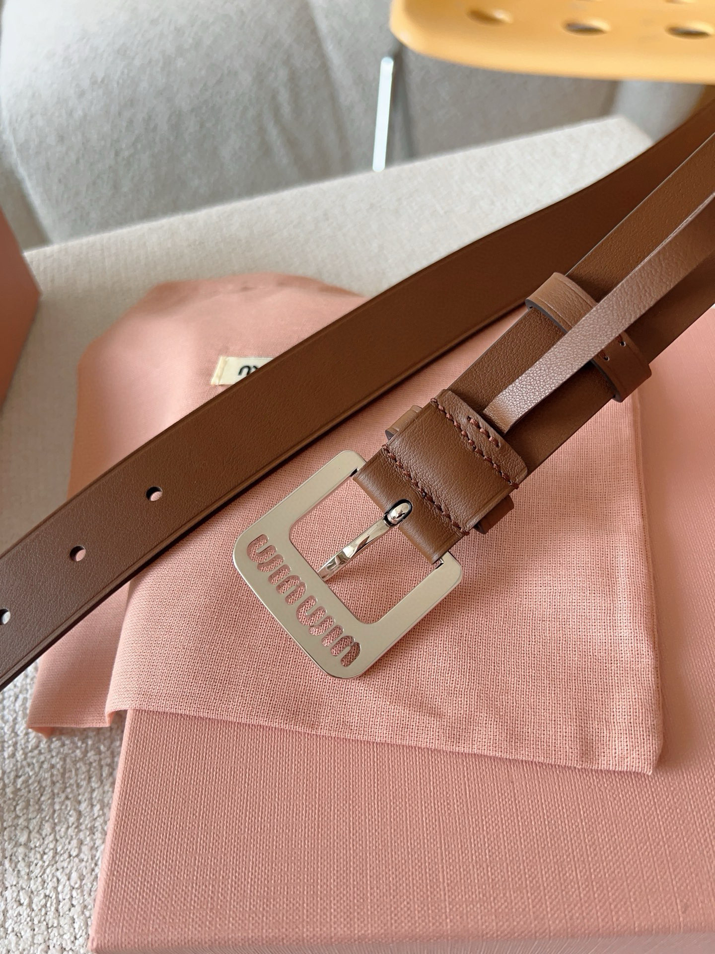 Miu Miu Female Basic Belt M