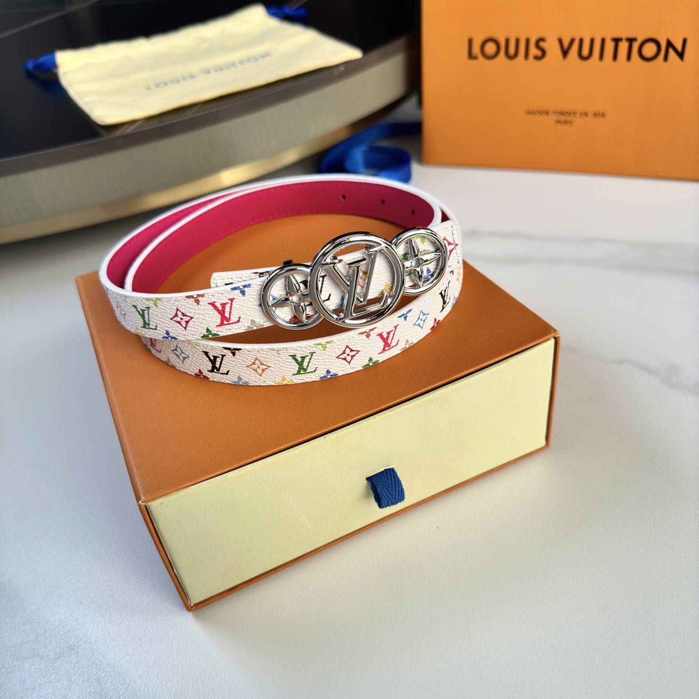 Louis Vuitton Female Basic Belt Cow Leather M