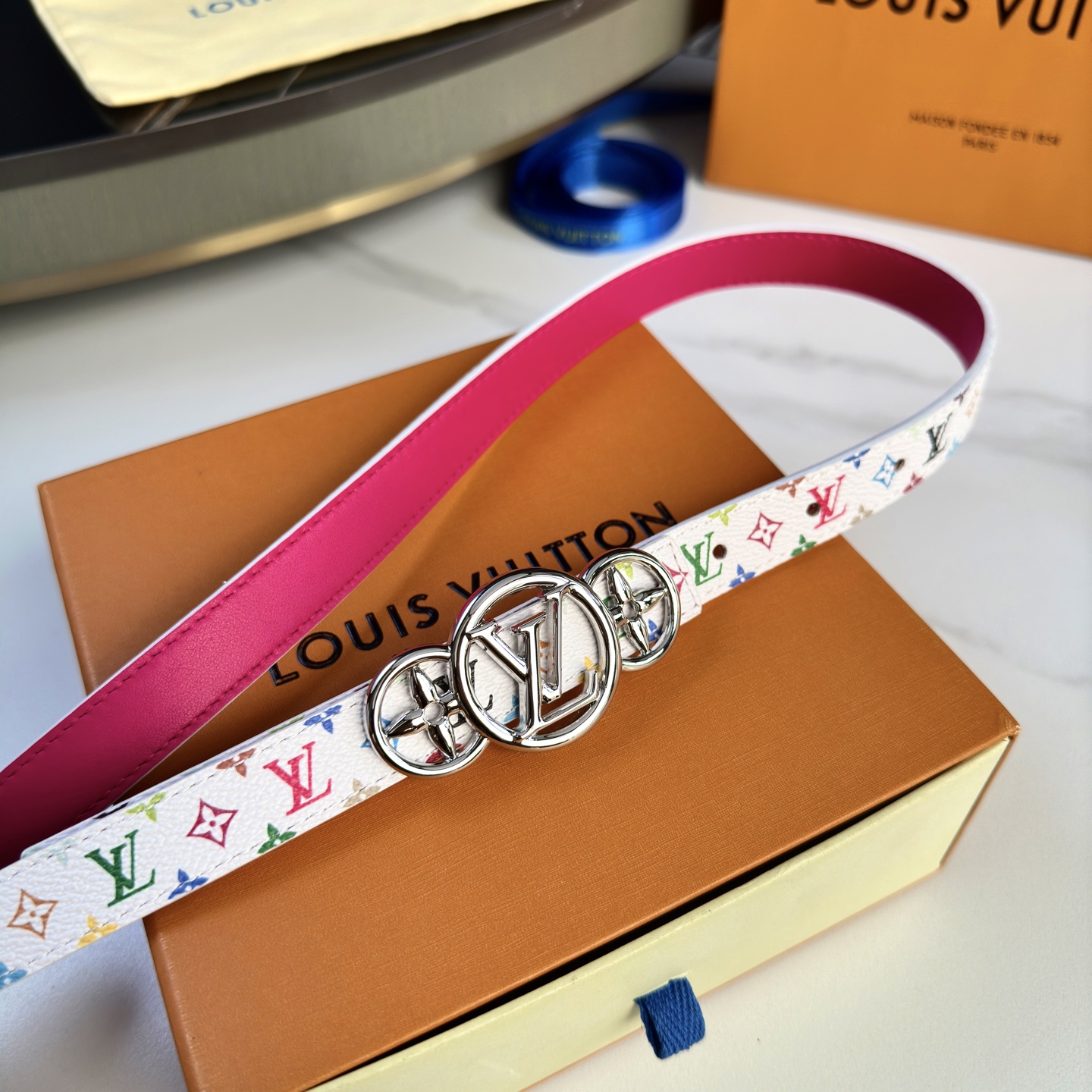 Louis Vuitton Female Basic Belt Cow Leather M