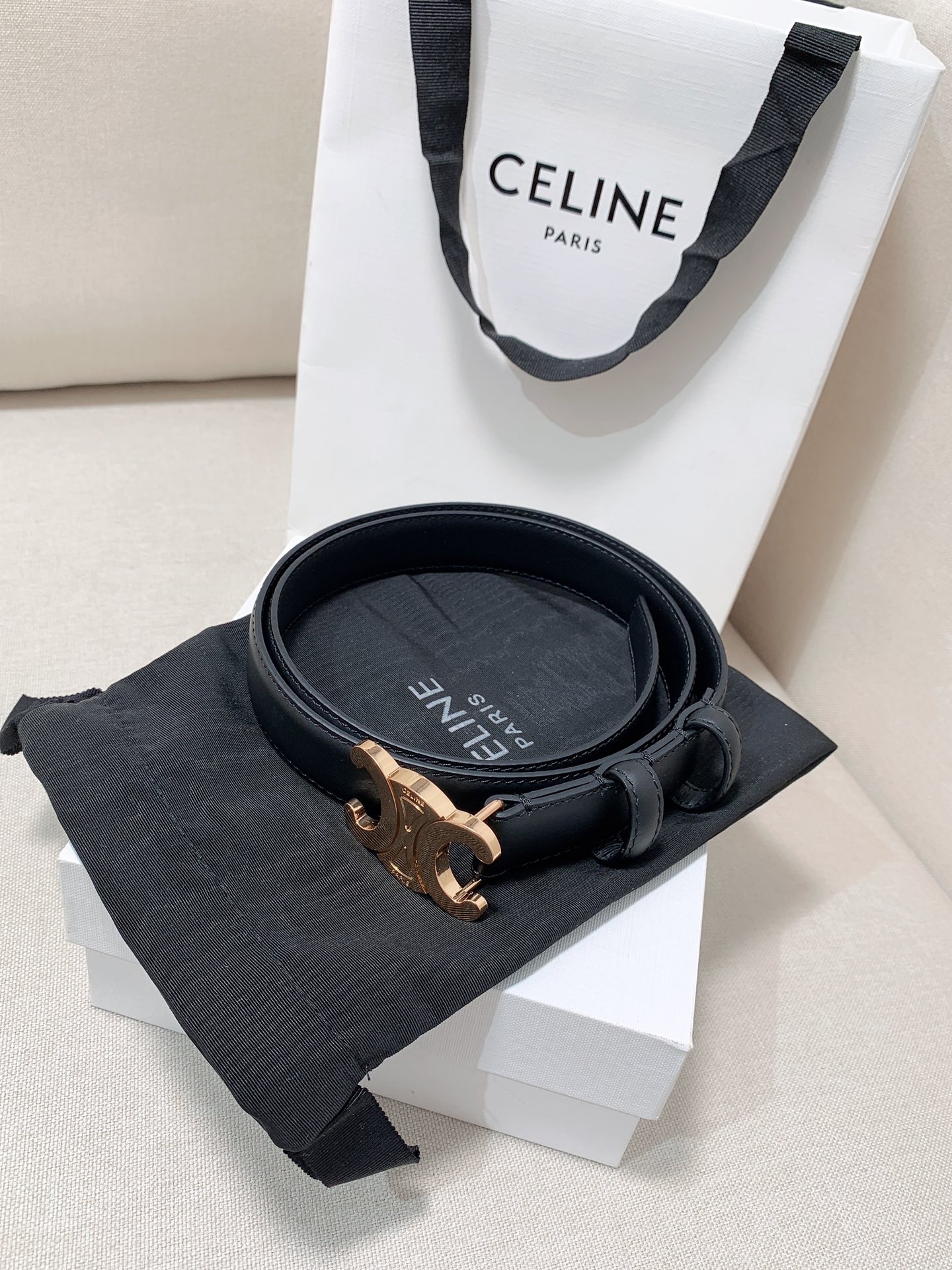Celine Female Leather Belt M-l